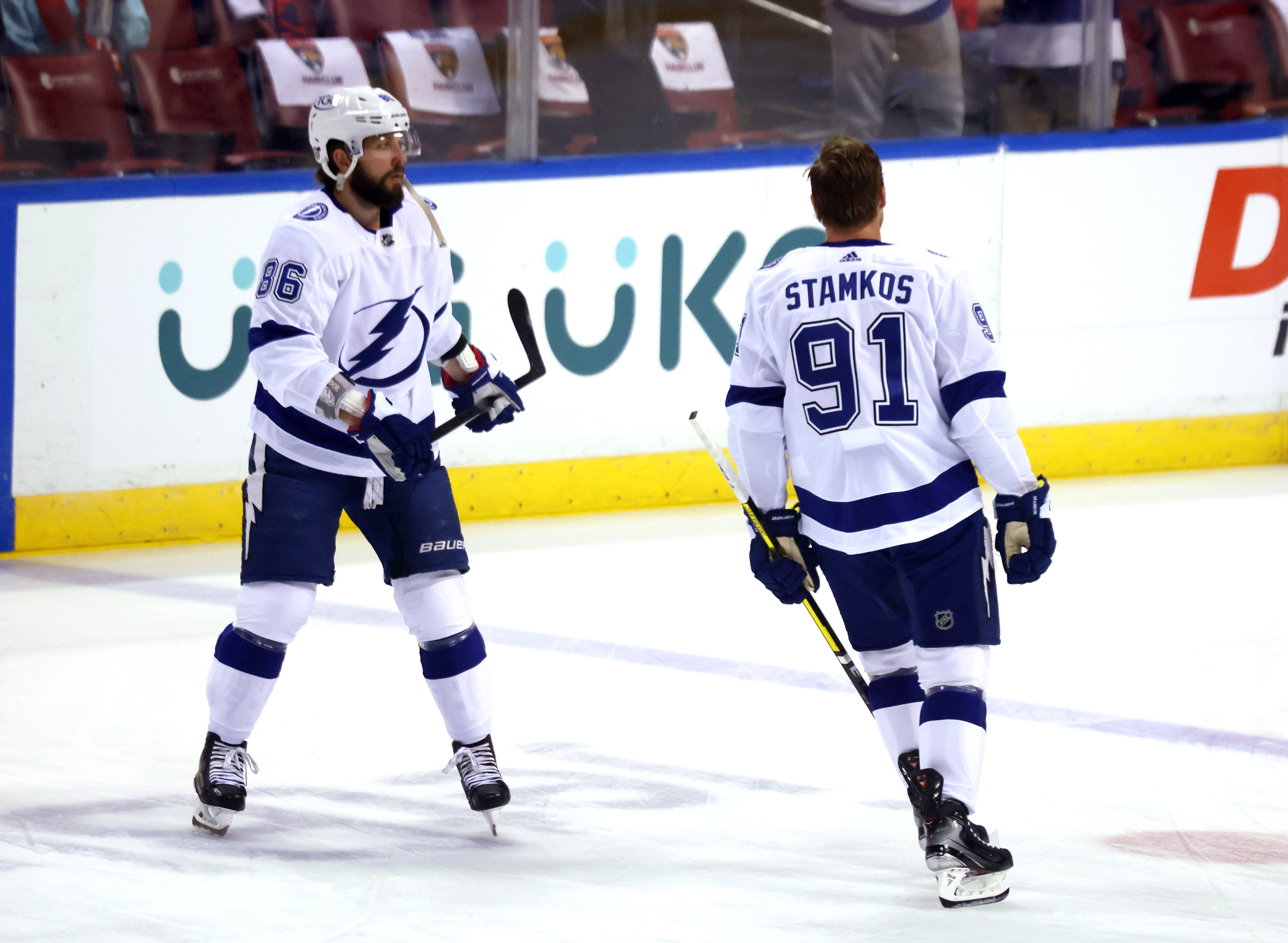 The Lightning, two-time Cup winners, may have to deal some of their big pieces — like Nikita Kucherov (left) or Steven Stamkos — to keep reloading and refreshing.
