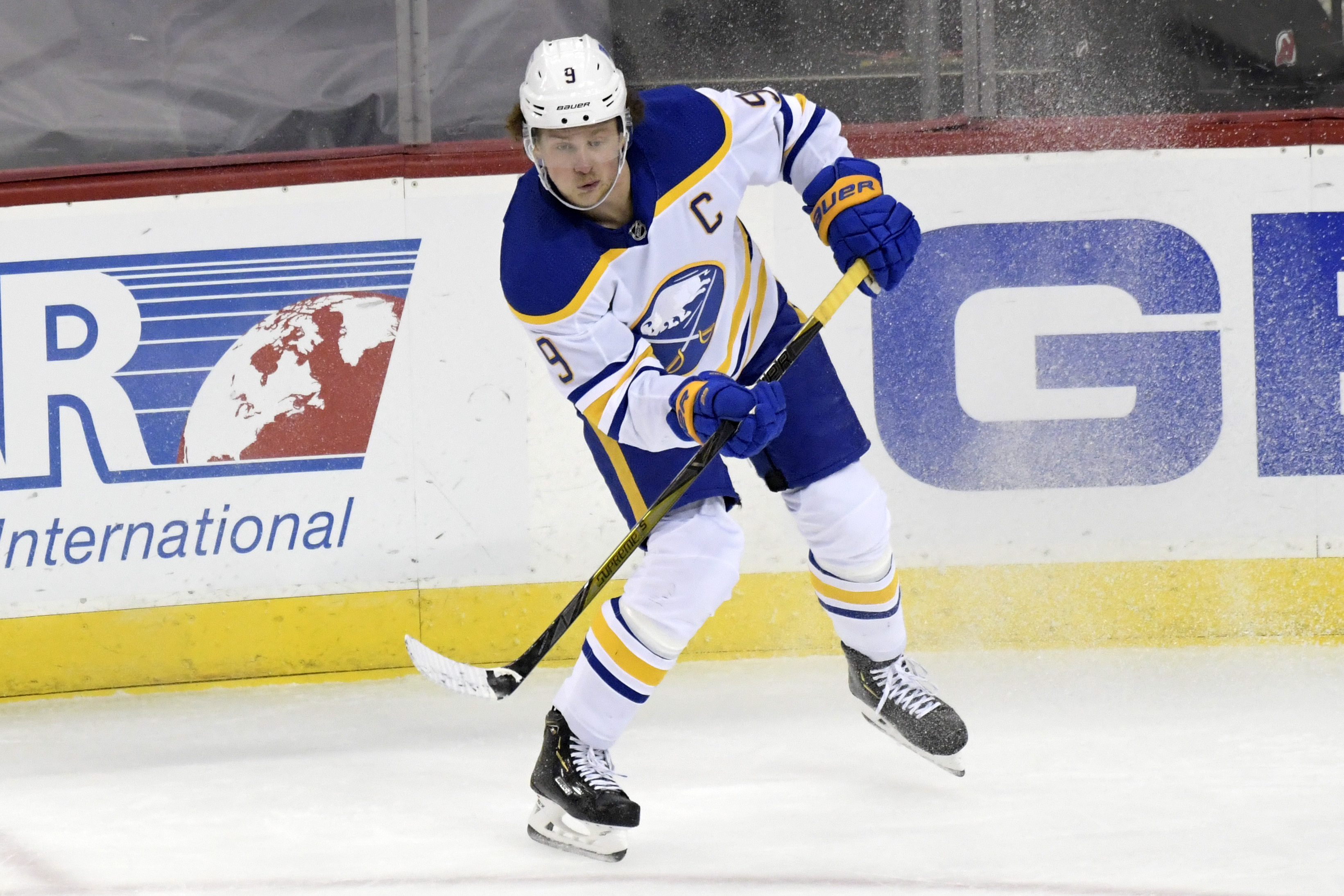 Jack Eichel missed Thursday's game because of injury.