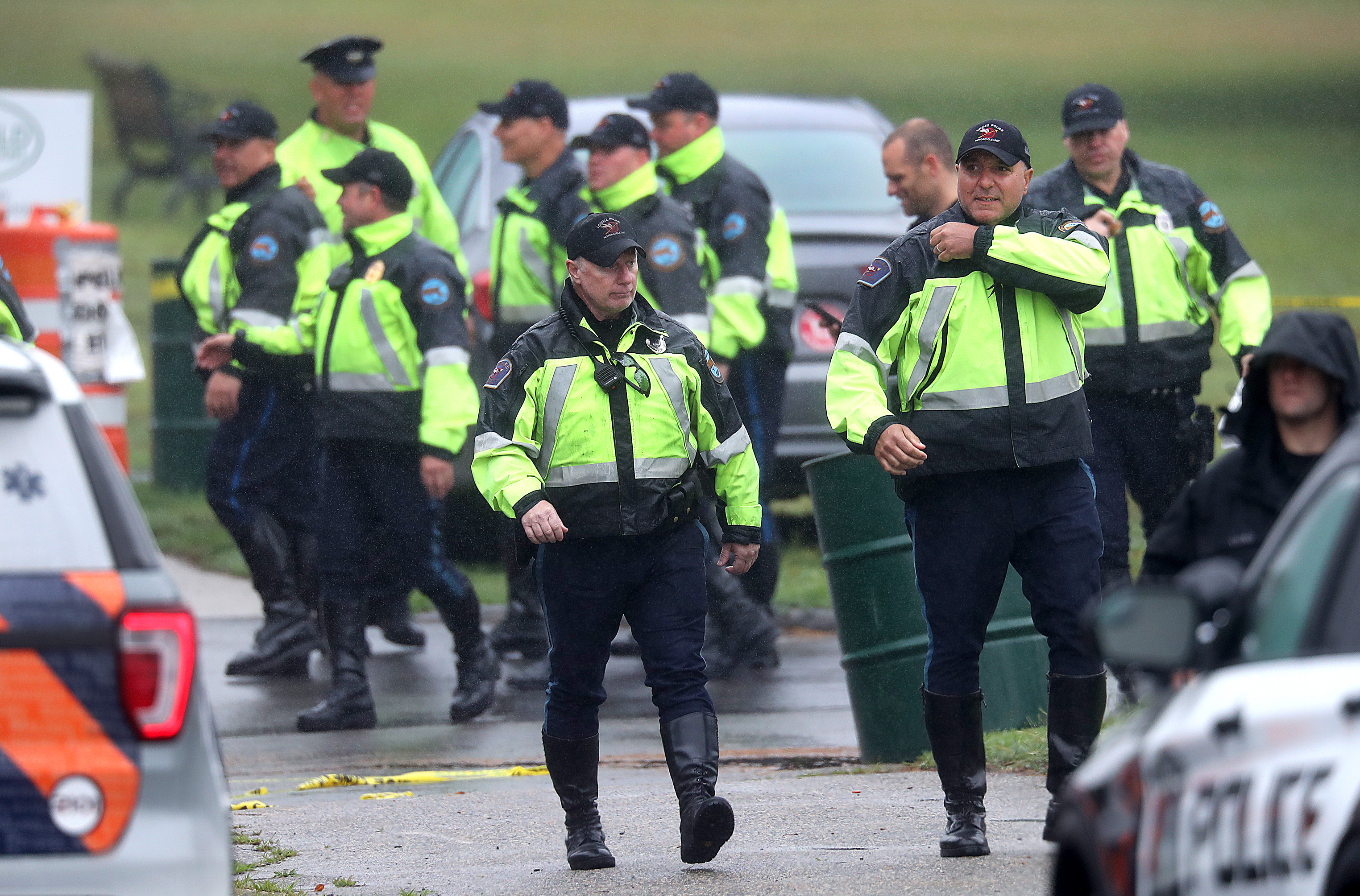 A number of officers were at a deployment area in Wakefield.
