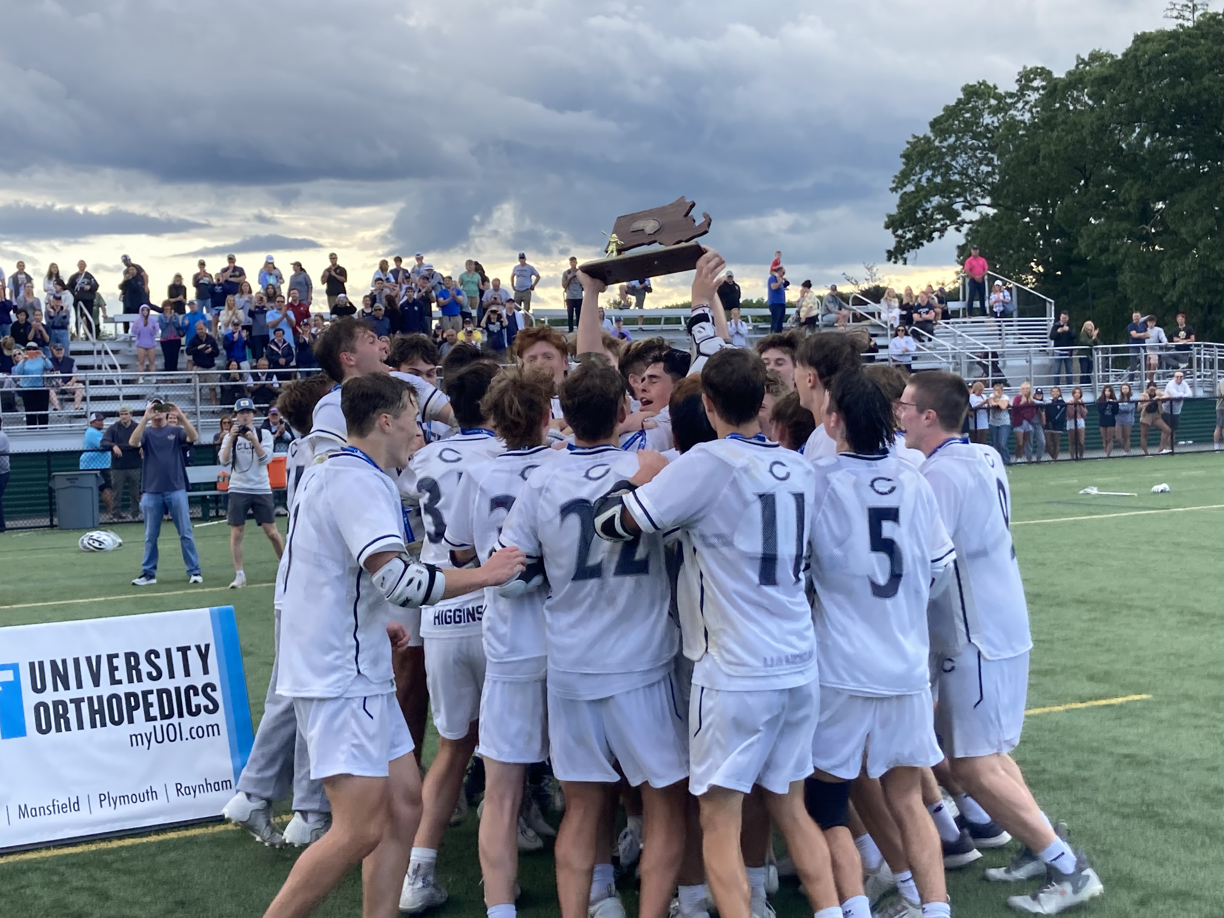 BOYS LACROSSE PLAYOFFS: Duxbury on Cloud Nine after another