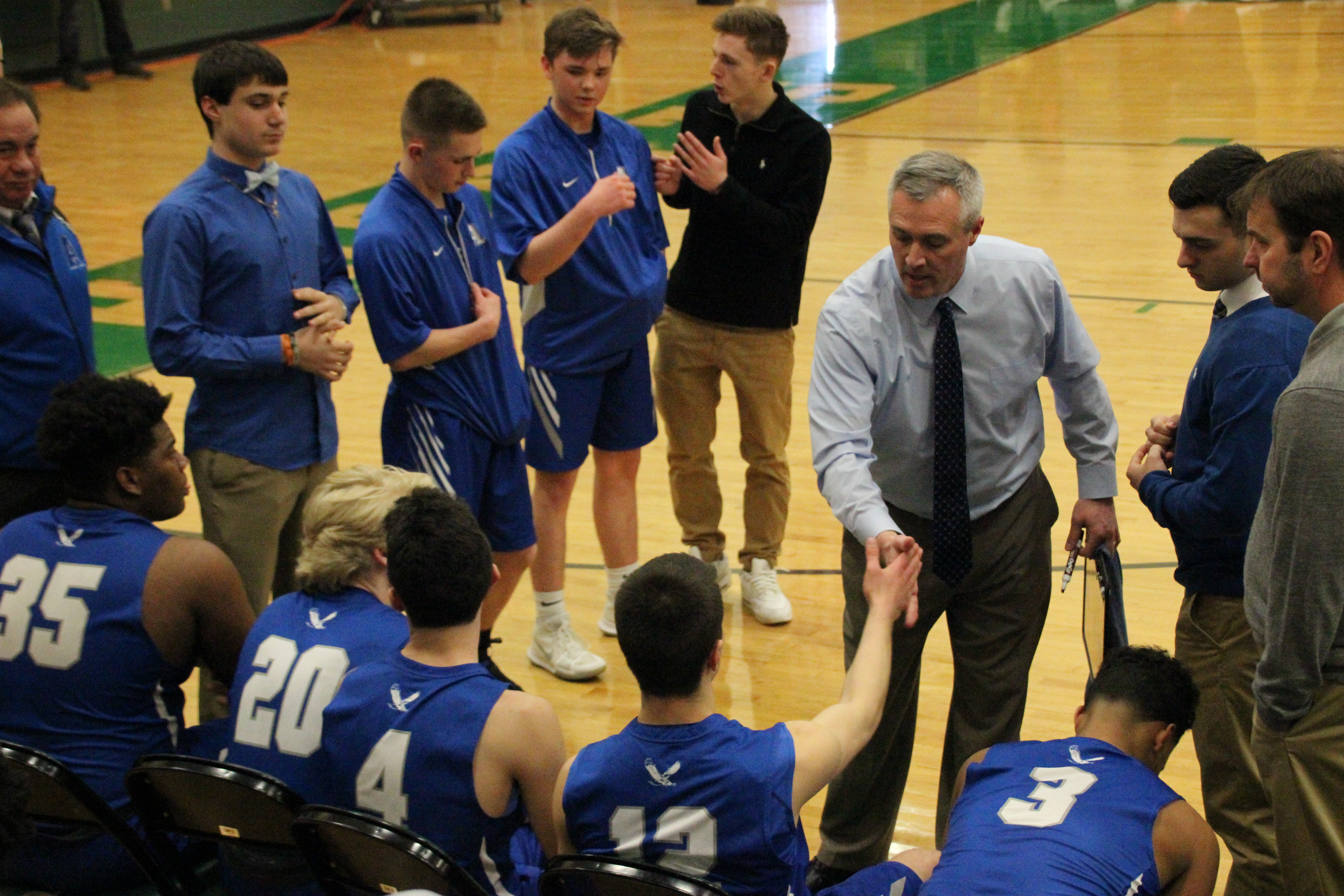 Attleboro coach Mark Houle was named D1 South Boys Coach of the Year by the Massachusetts State Basketball Coaches Association.