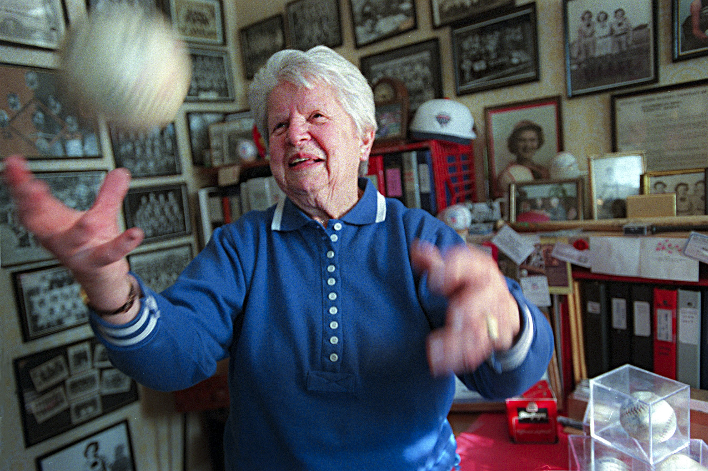 Mary Pratt was an original Peach and was believed to be the last surviving member of the team.