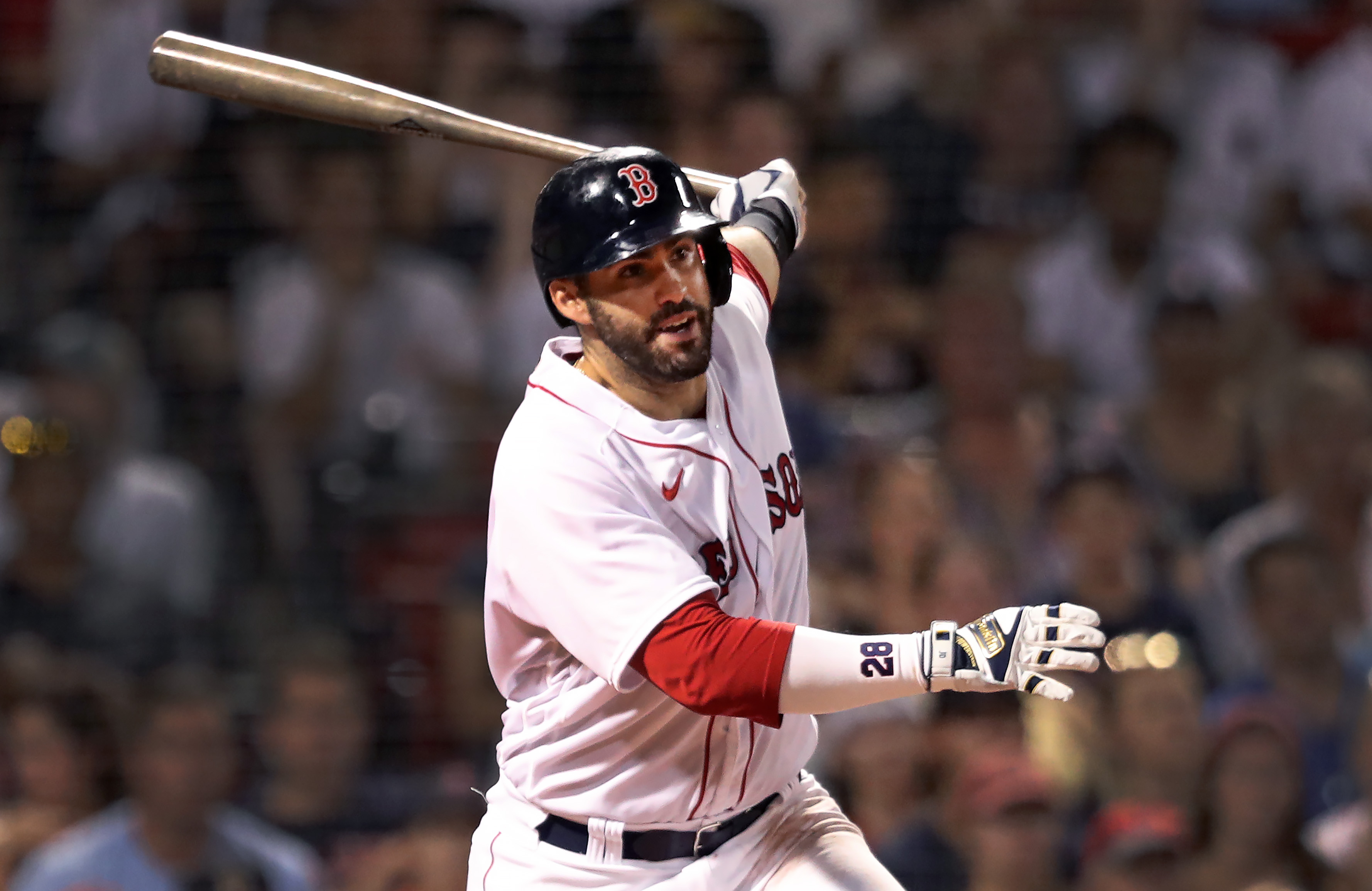 Red Sox decide if J.D. Martinez will be on ALDS roster vs. Rays