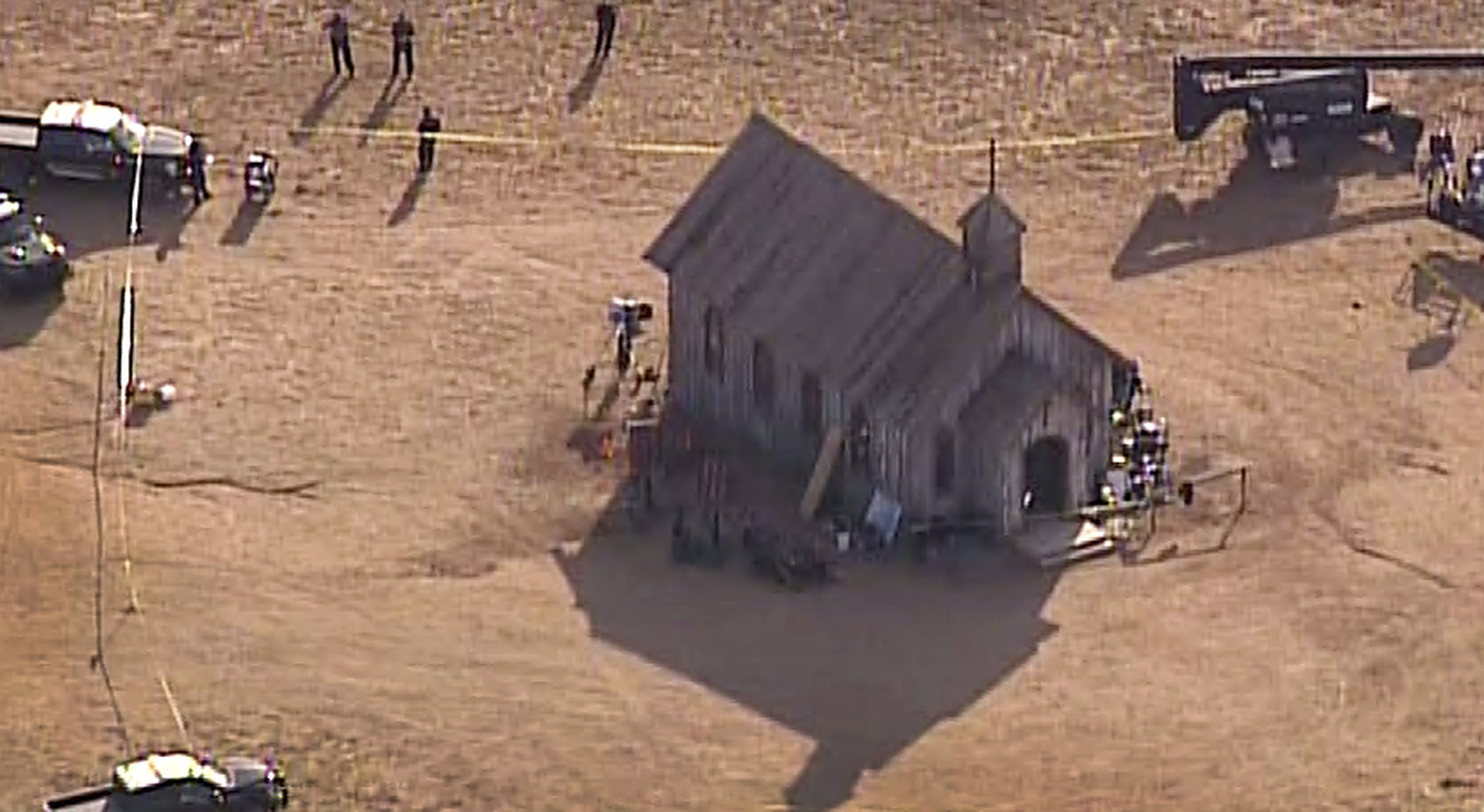 Santa Fe County Sheriff's Officers responded to the scene of a fatal accidental shooting at a Bonanza Creek, Ranch movie set near Santa Fe, N.M. on Thursday.