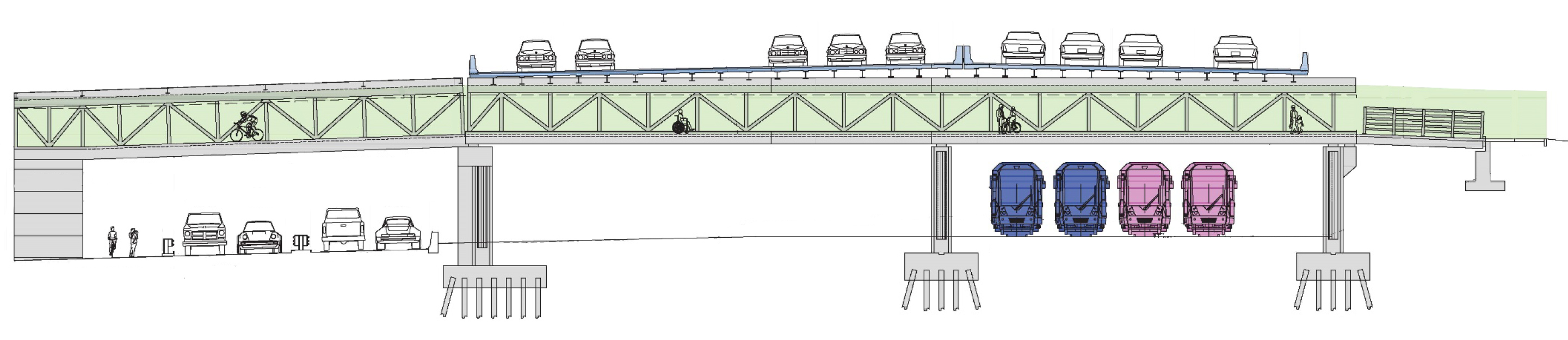 Potential for additional bicycle/pedestrian connection at Agganis Way