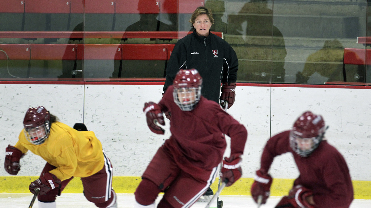 Katey Stone started at Harvard in 1994.