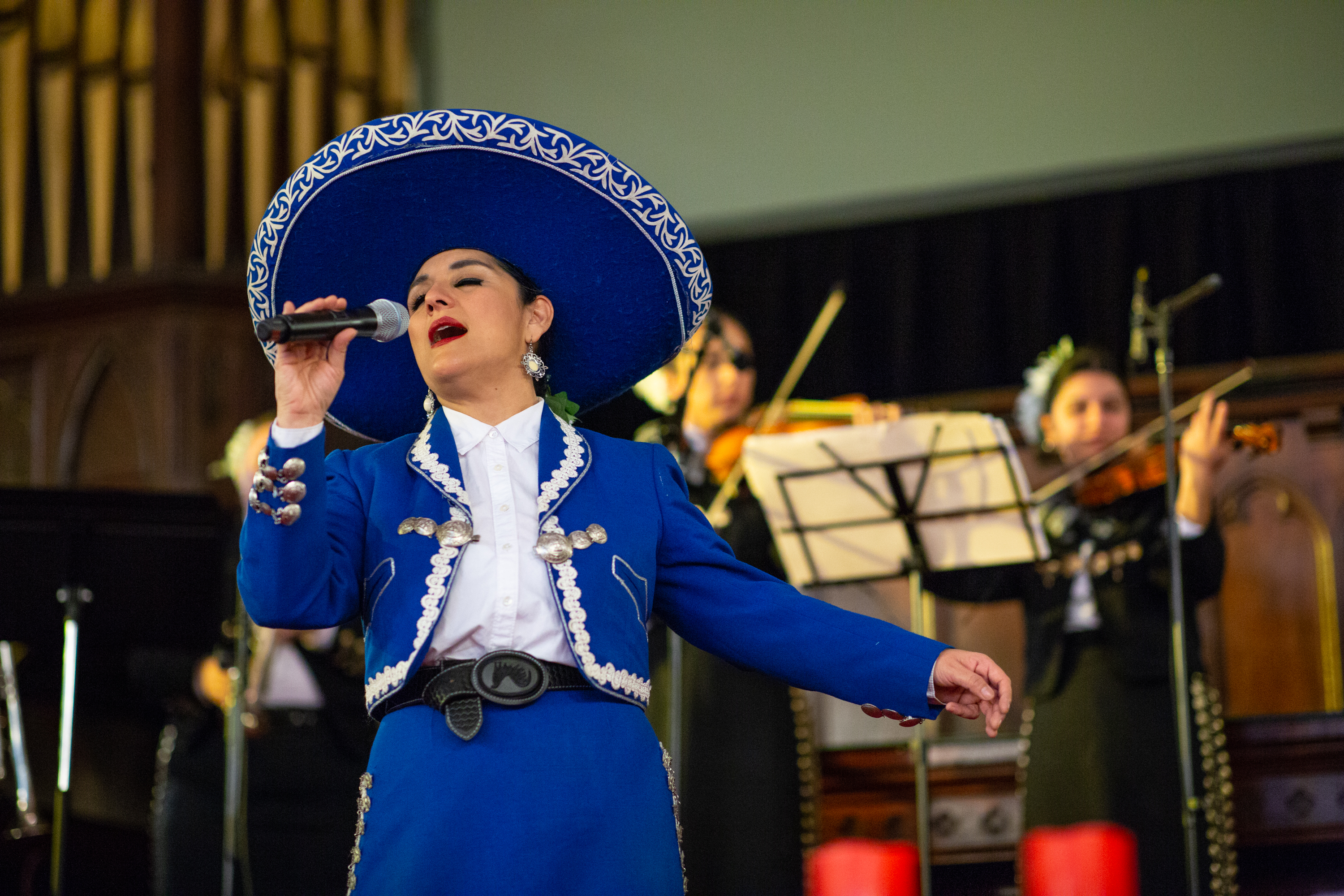 East Boston musician Verónica Robles and her all-female mariachi band will celebrate Cinco de Mayo (May 5) with a digital concert recorded at Boston Center for the Arts.