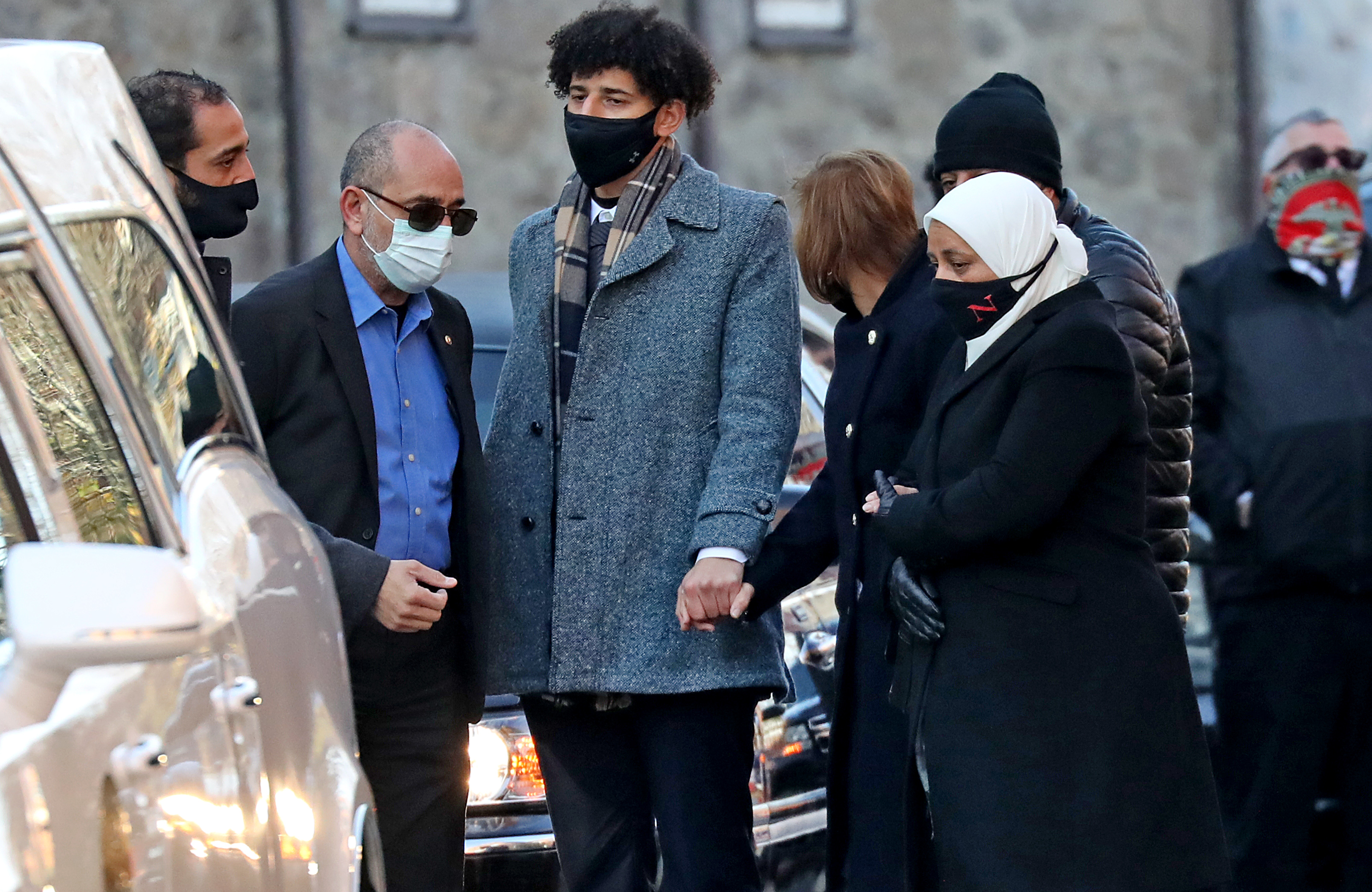 A funeral service was held Thursday morning at the Islamic Society of Boston Cultural Center mosque in Roxbury with family and friends in attendance.