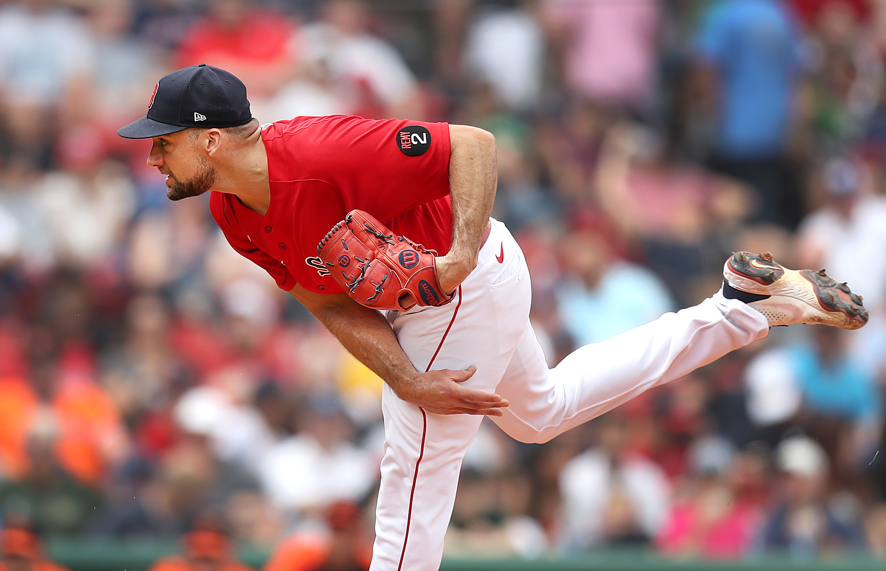 Eovaldi gets 1st career complete game; Red Sox-O's split DH