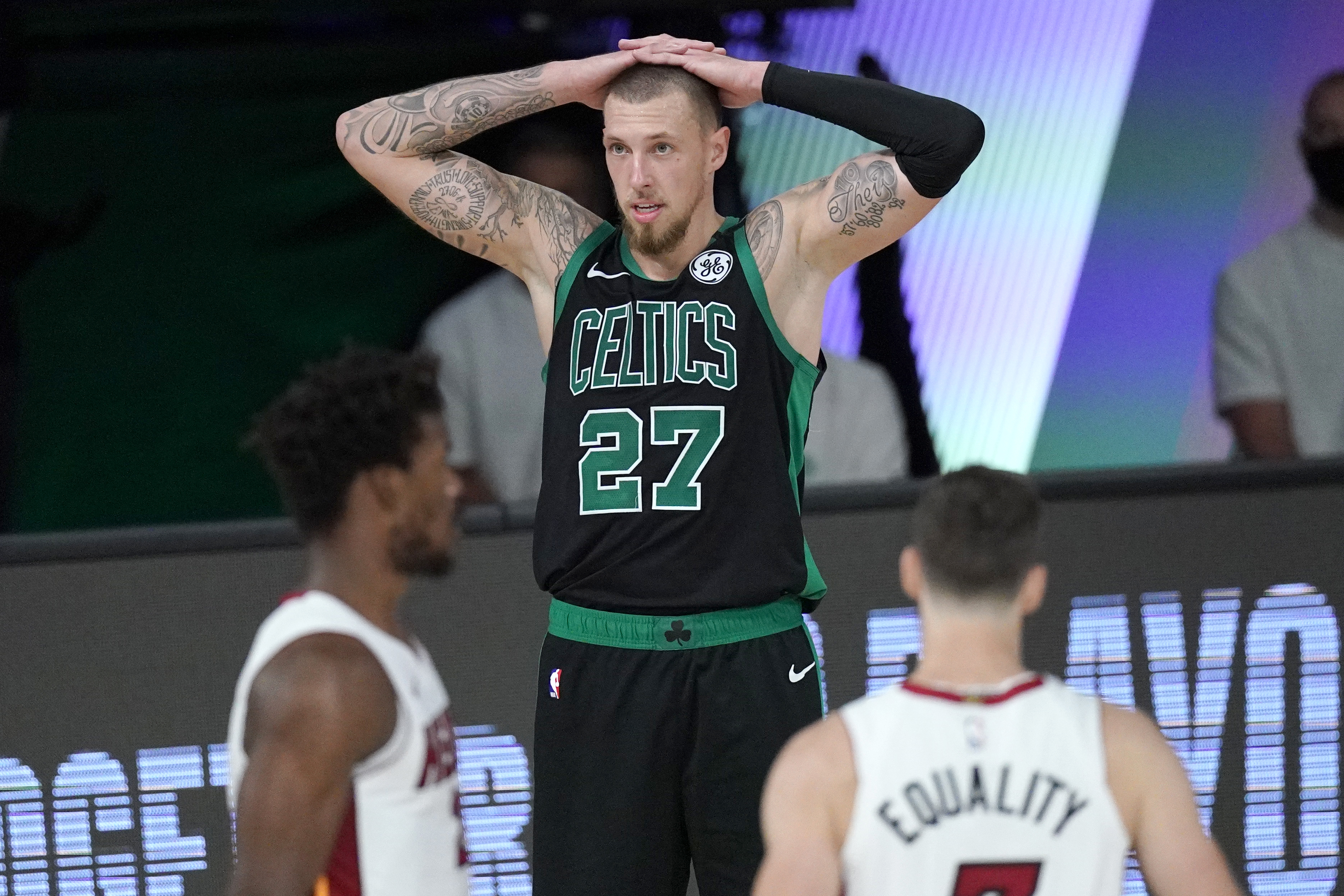 Daniel Theis' foul trouble was an issue for the Celtics.