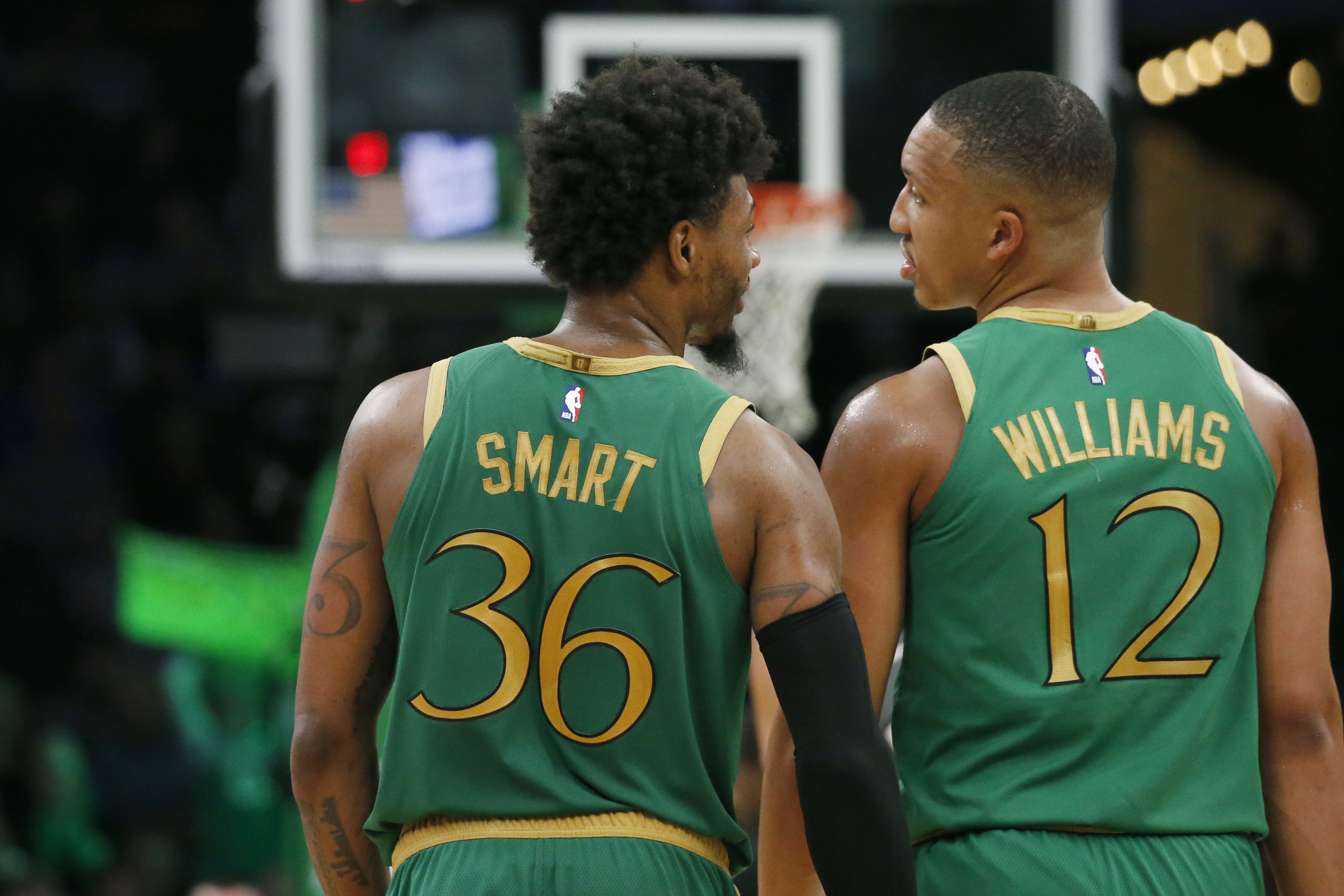 Marcus Smart and Grant Williams reportedly had a brief scrap in practice Thursday.