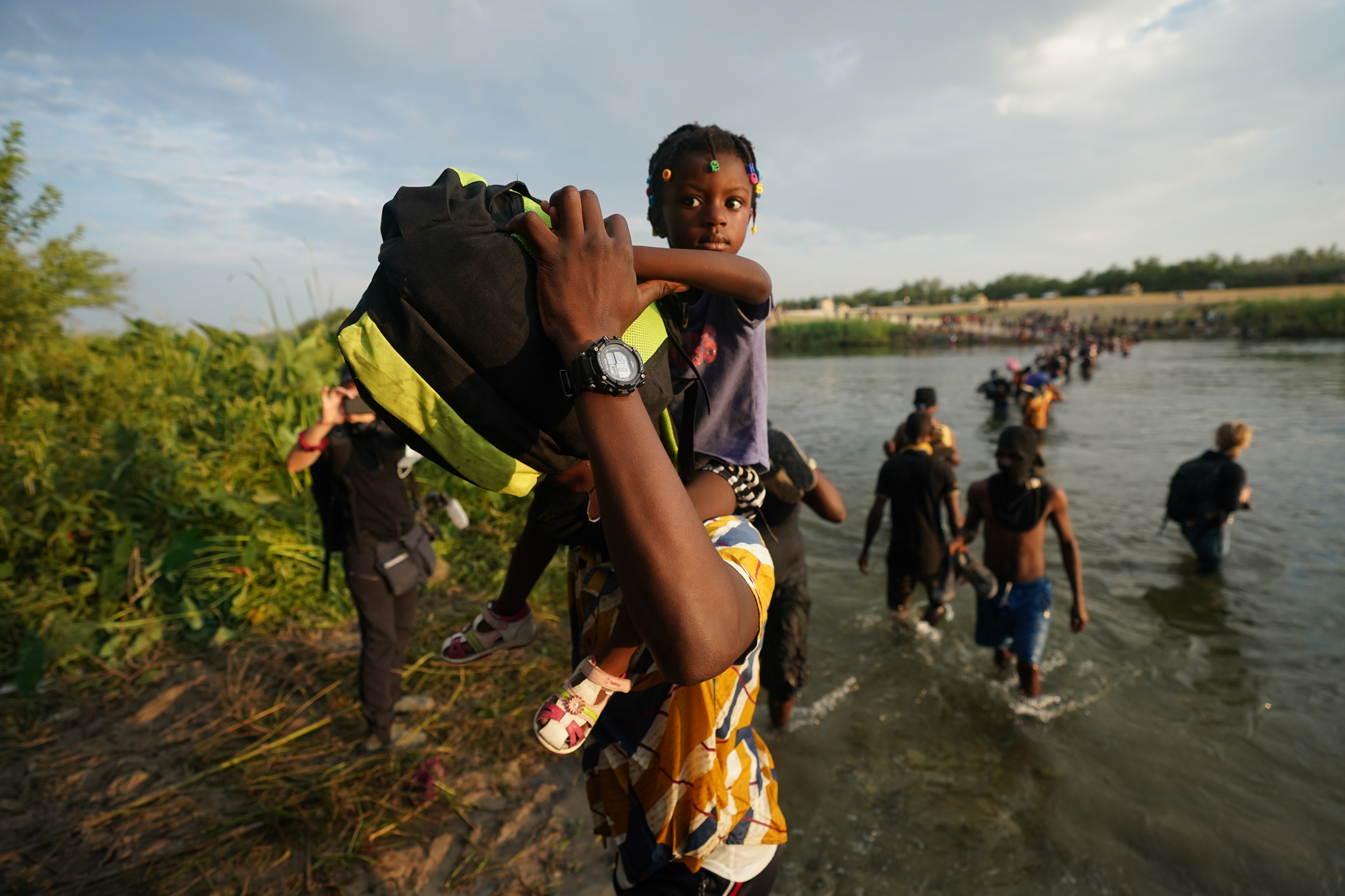The Biden administration has struggled to deal with 15,000 Haitian migrants and others arriving in Del Rio, Texas. Many have crossed back.