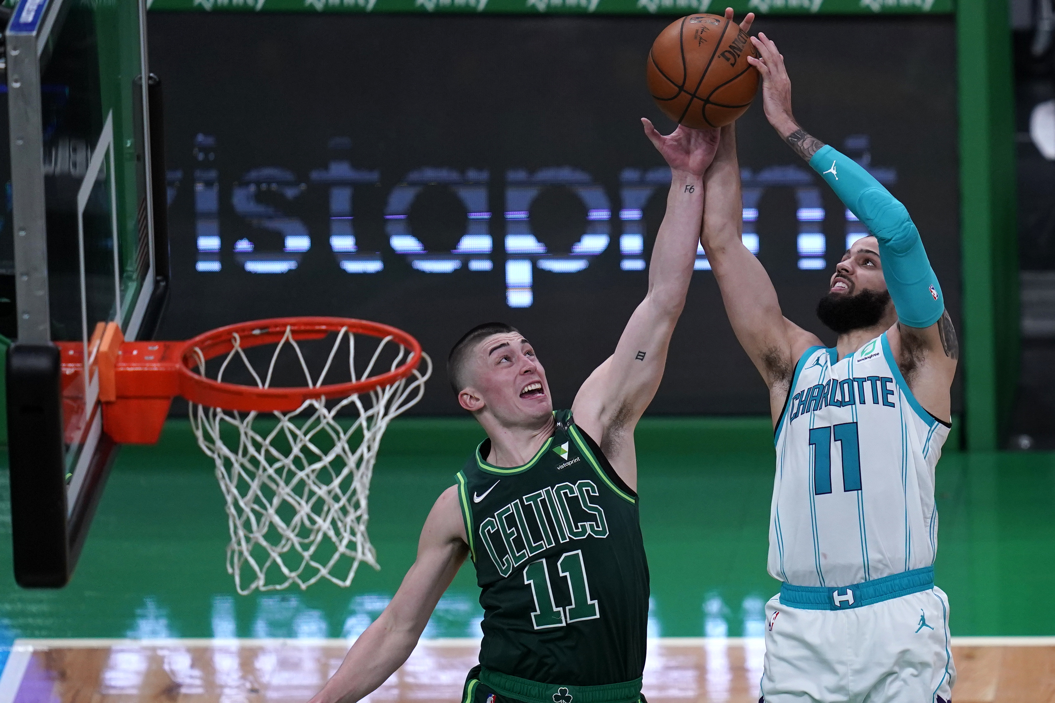 The Celtics' Payton Pritchard has averaged 7.6 points and 19.4 minutes per game this season.