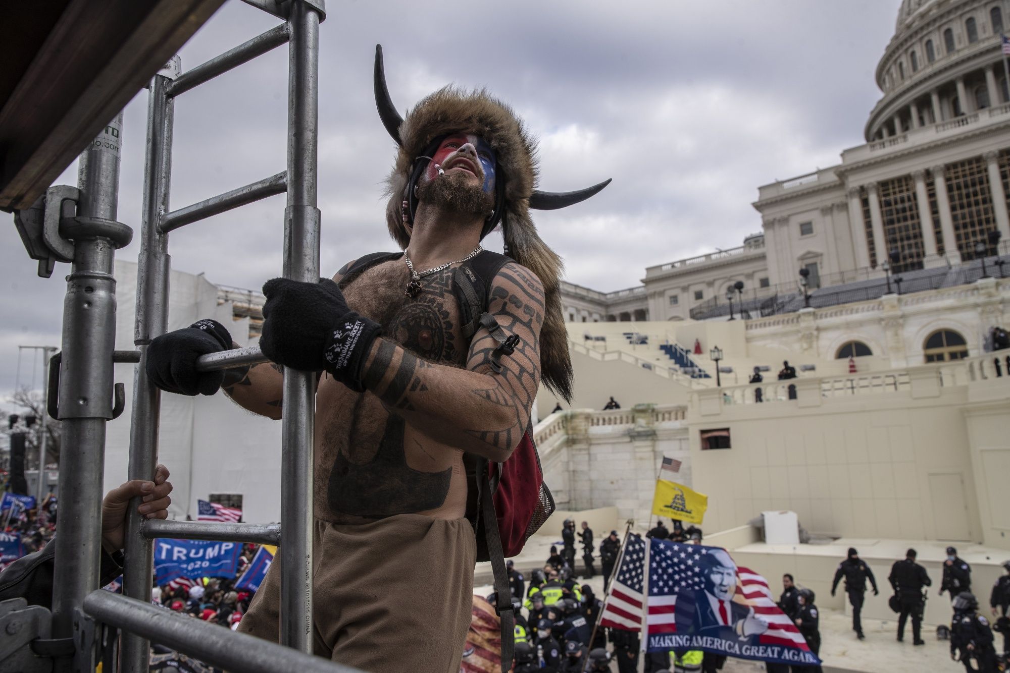 Man Who Wore Horns At US Capitol To Get Organic Food In Jail The   XABA7UJIONSVPOHP2UIHCLRSL4 