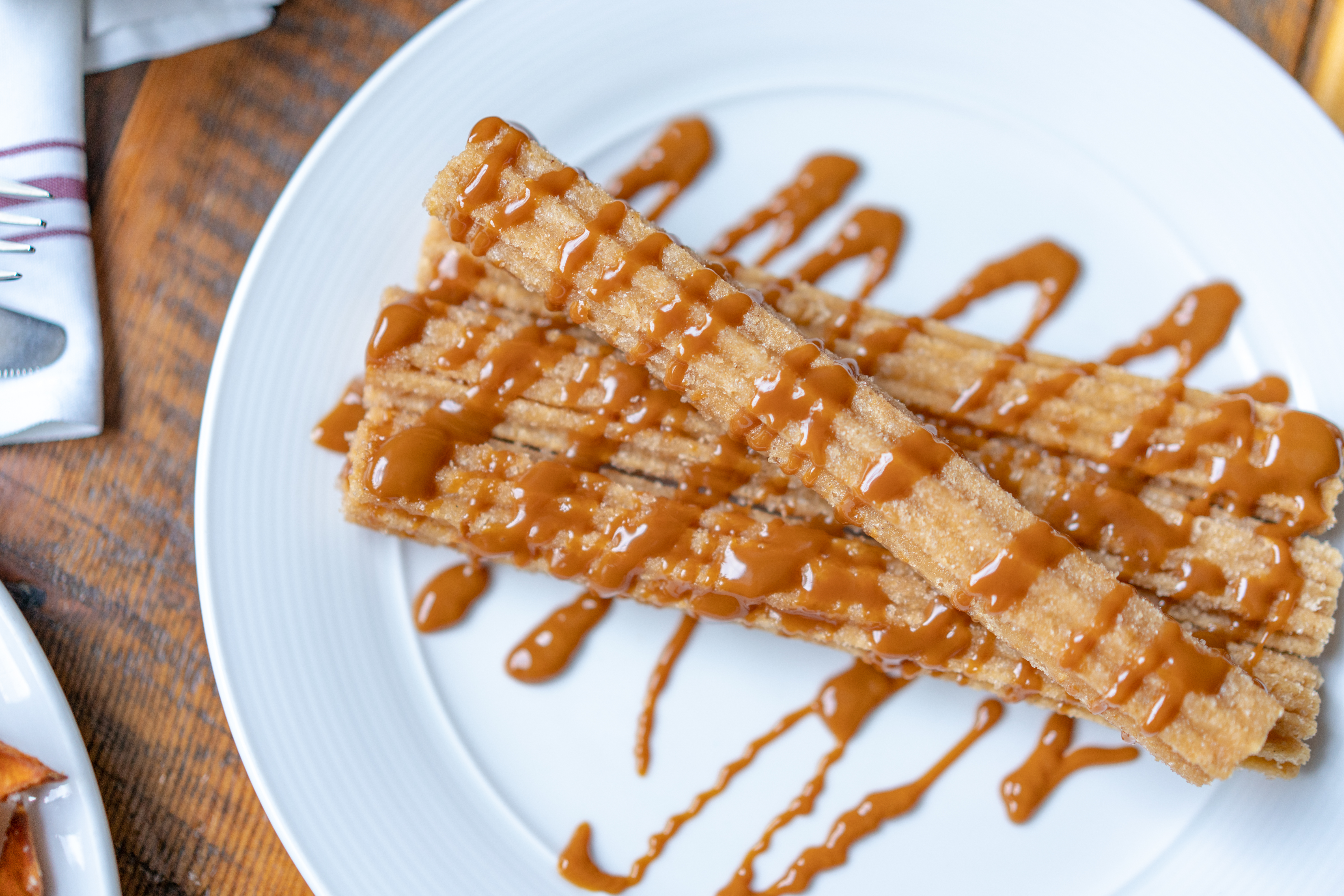 Churros with dulce de leche from BISq in Cambridge.
