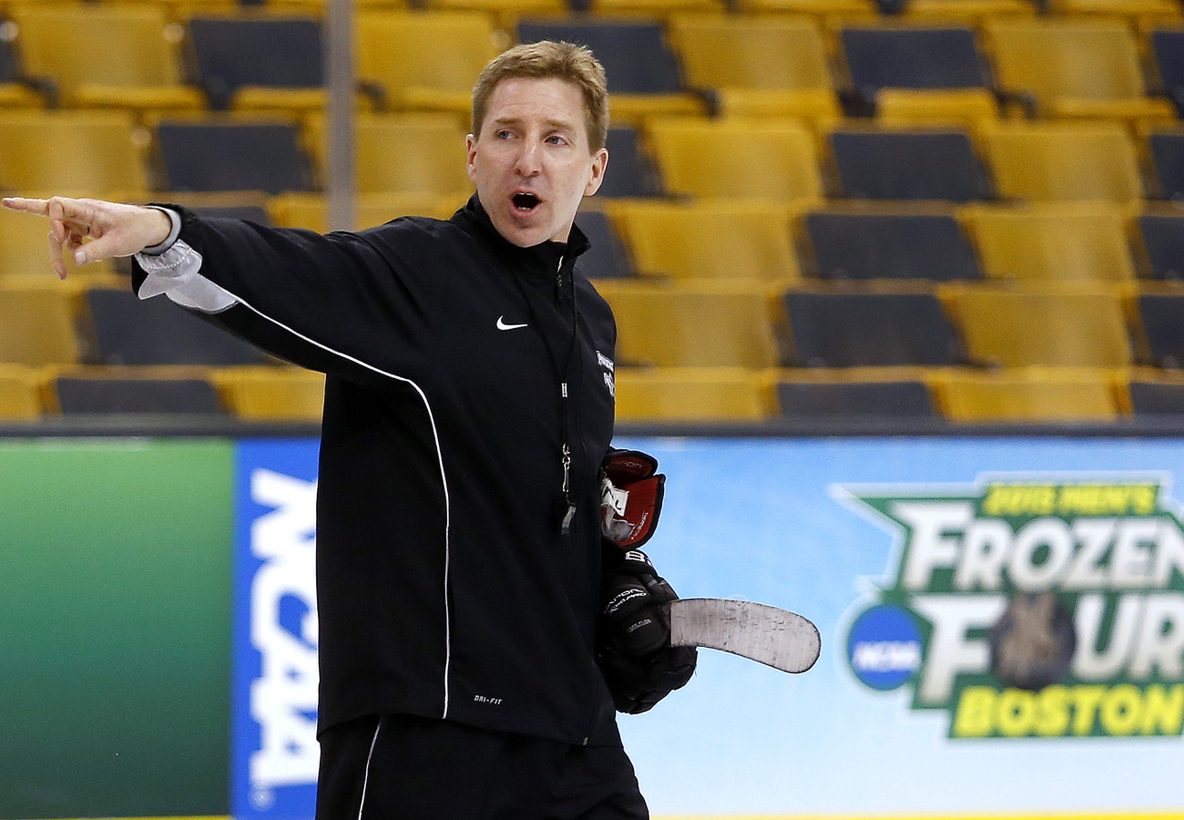 Nate Leaman led Providence College to the NCAA championship in 2015.