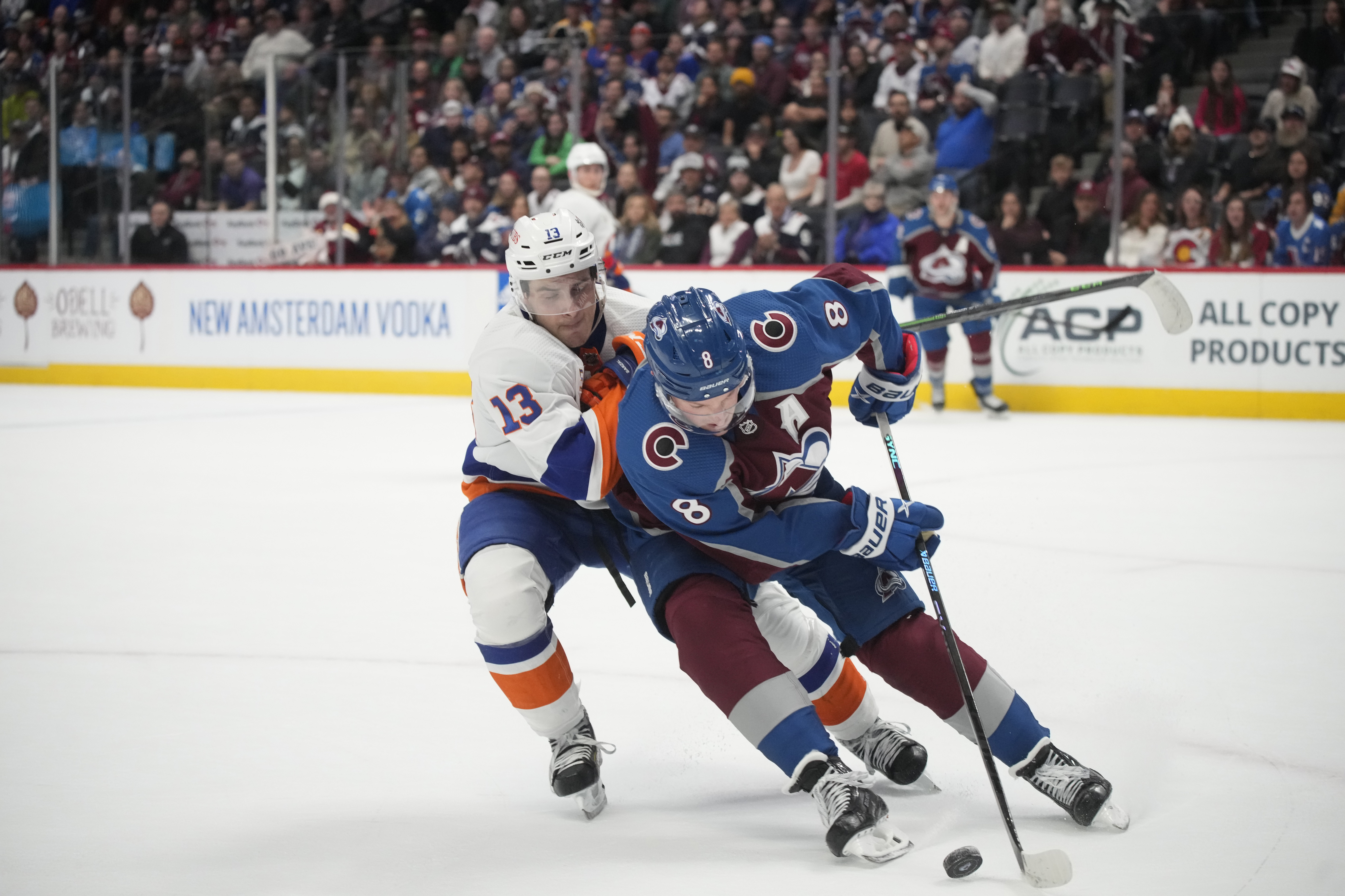 Arizona Coyotes defenseman Jakob Chychrun (6) in the first period of an NHL  hockey game Wednesday, March 10, 2021, in Denver. (AP Photo/David  Zalubowski Stock Photo - Alamy