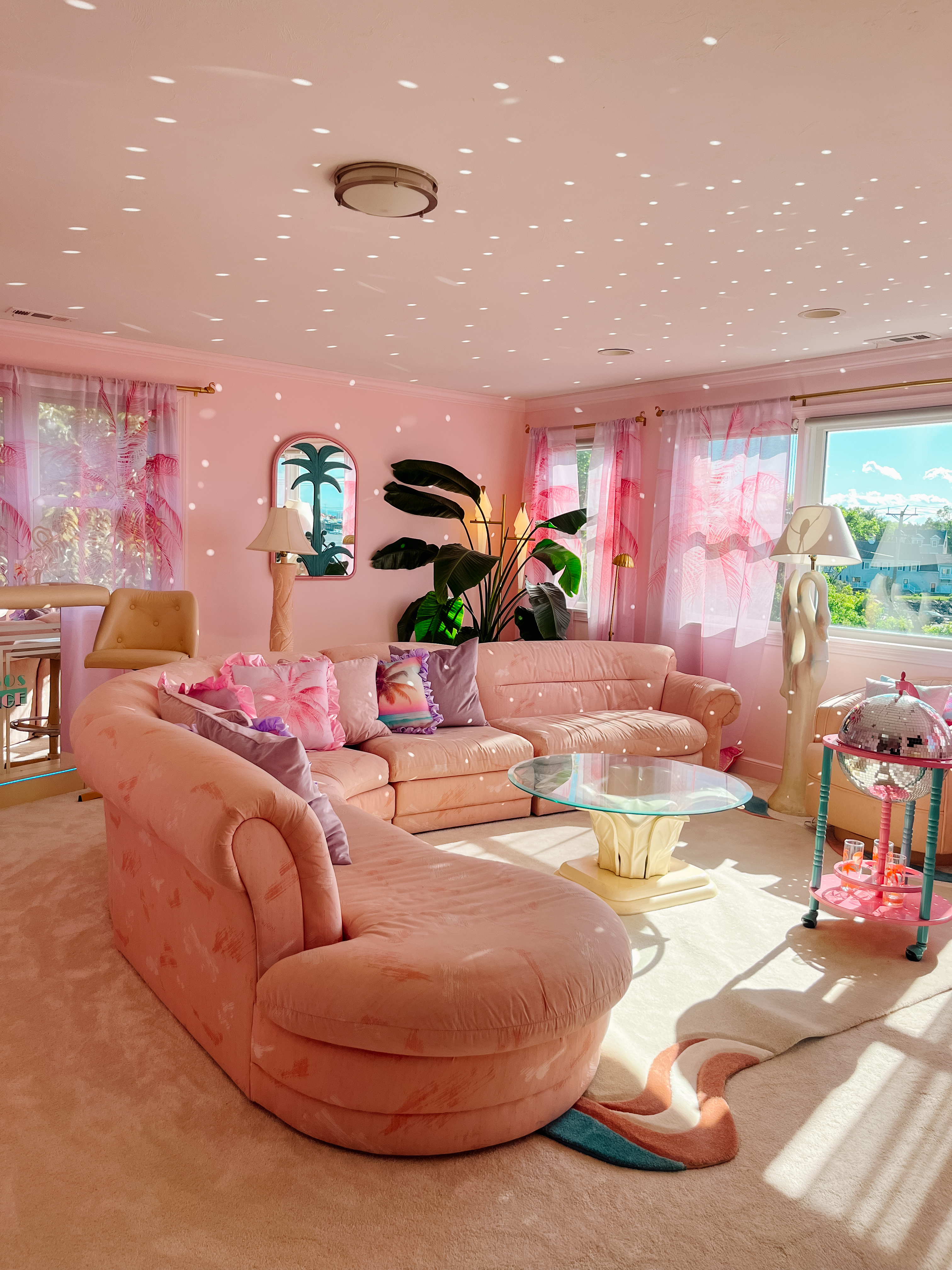 How 'Tropical Barbie' Miranda Miele turned her home into a 1980s