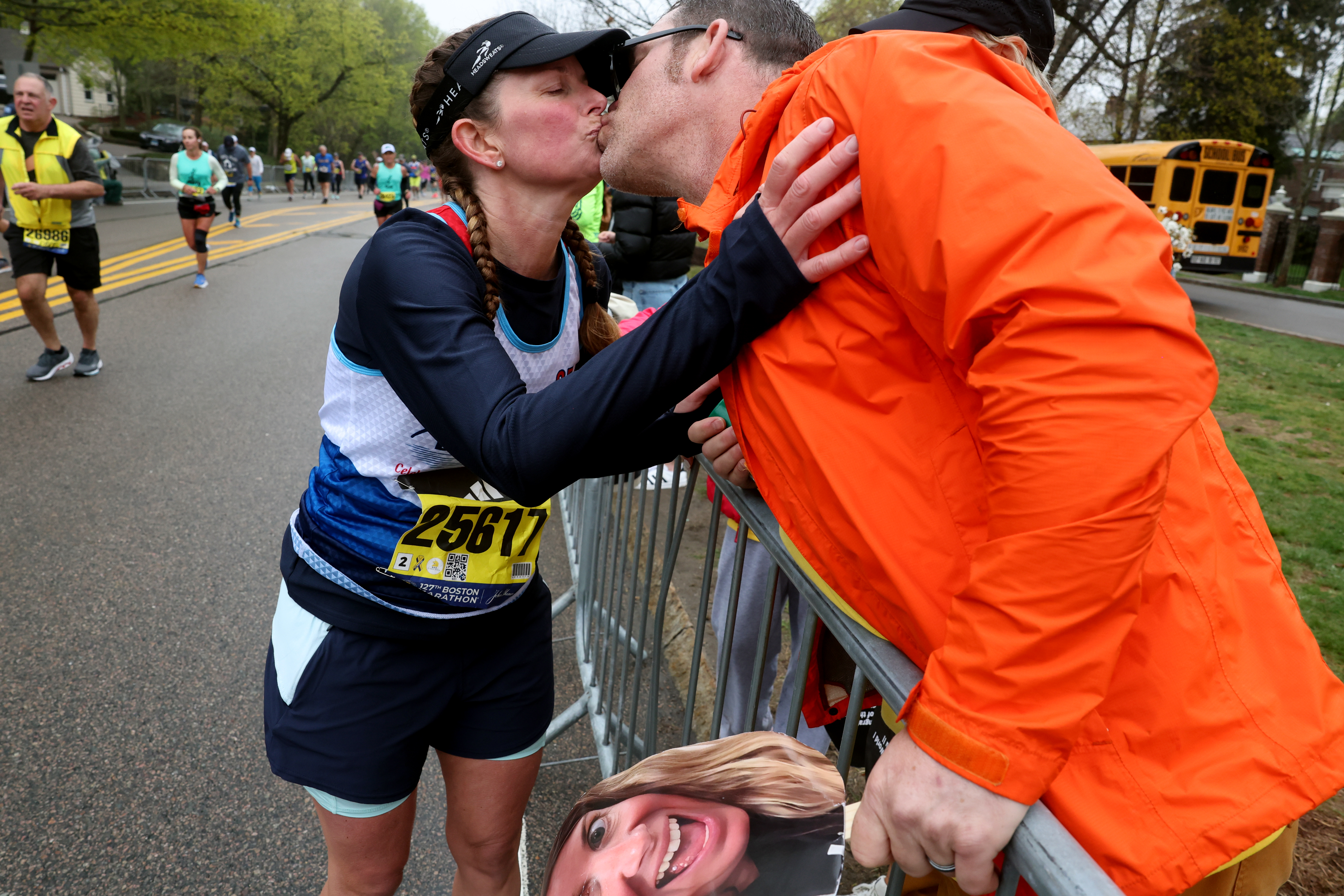 Red Sox slugger's wife running in 1st Boston Marathon