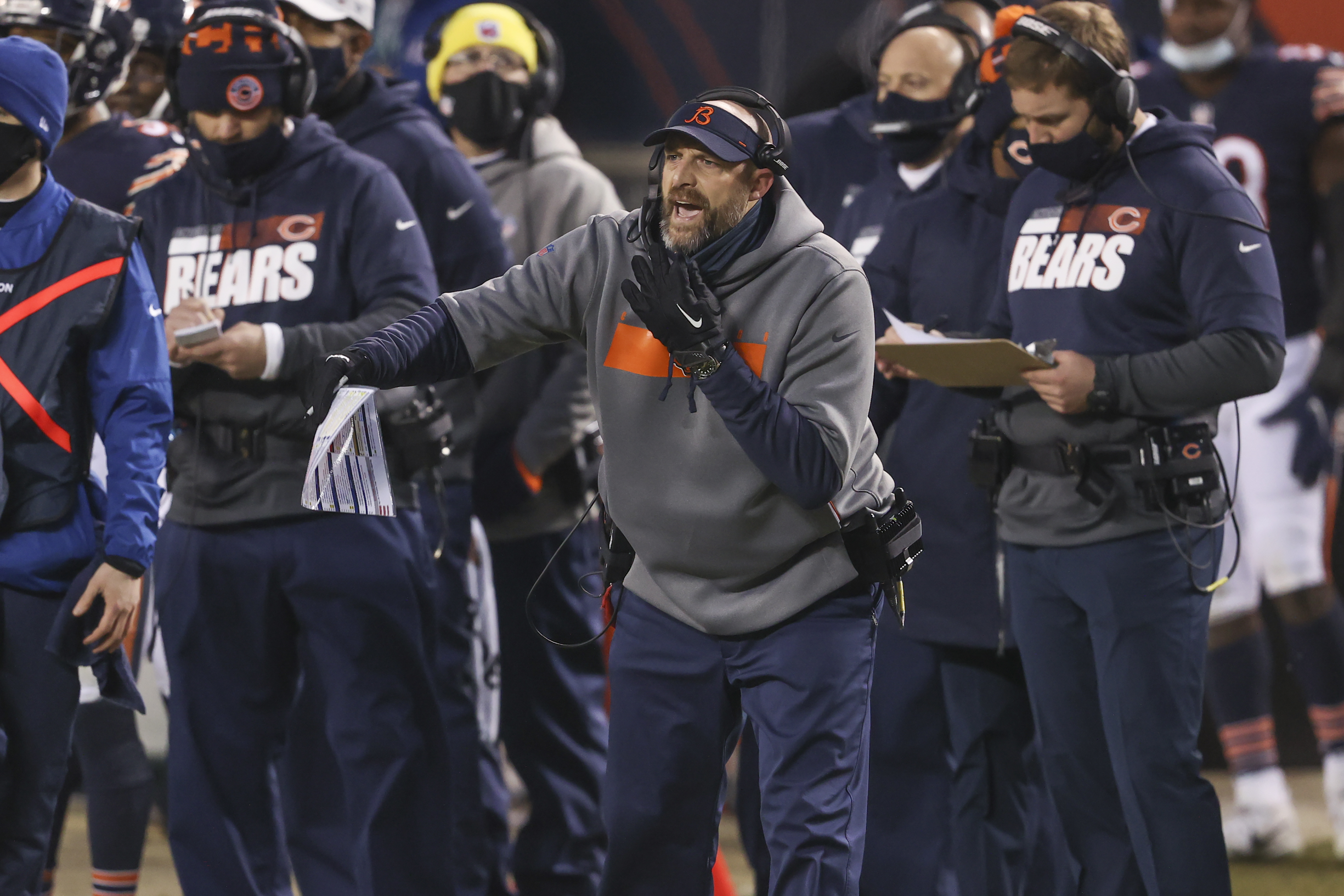 Bears coach Matt Nagy to miss 49ers game because of COVID-19