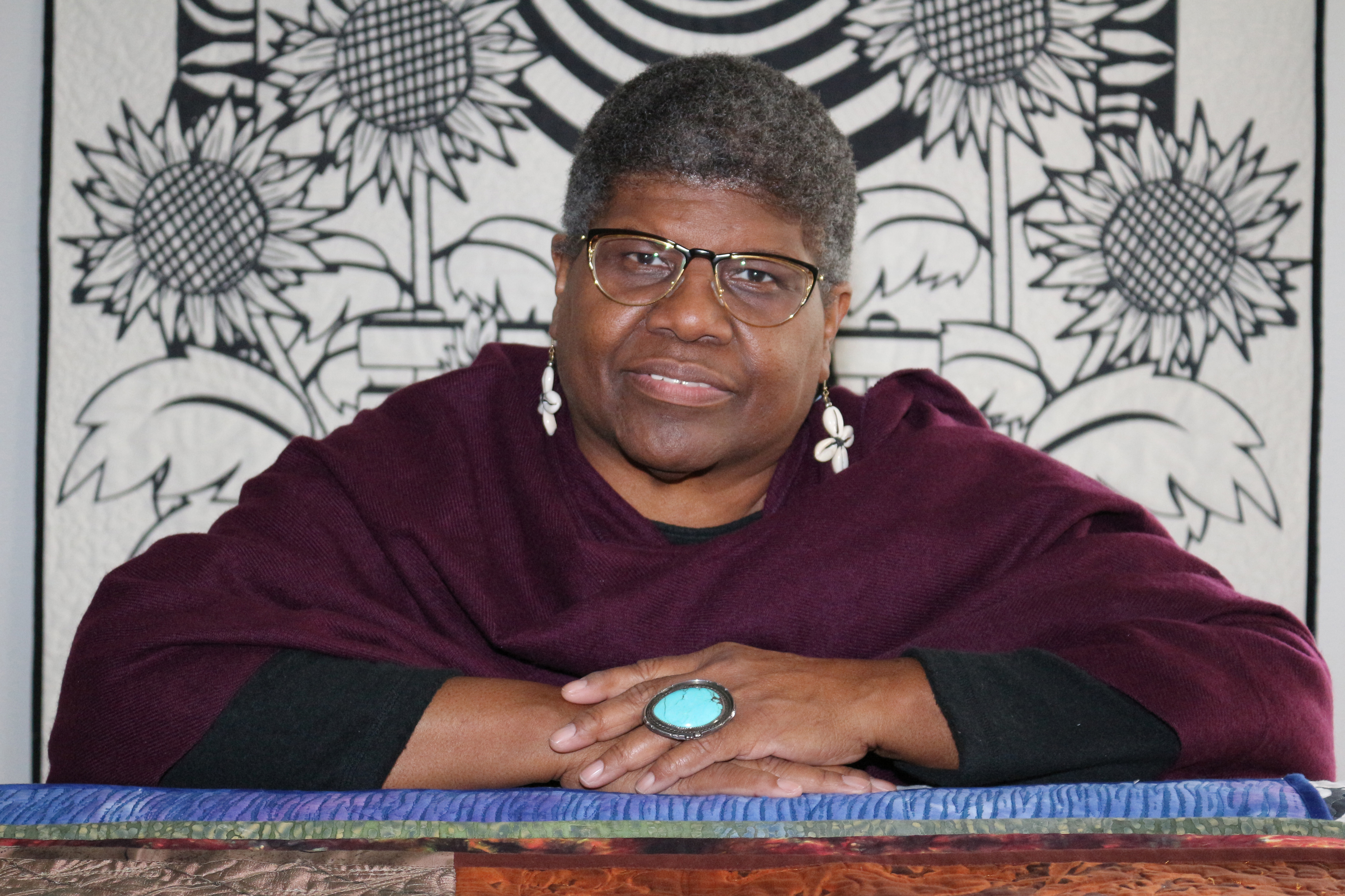 Carolyn Mazloomi, a quilter and retired aerospace engineer now living in Ohio, founded an African-American quilting guild in 1981.
