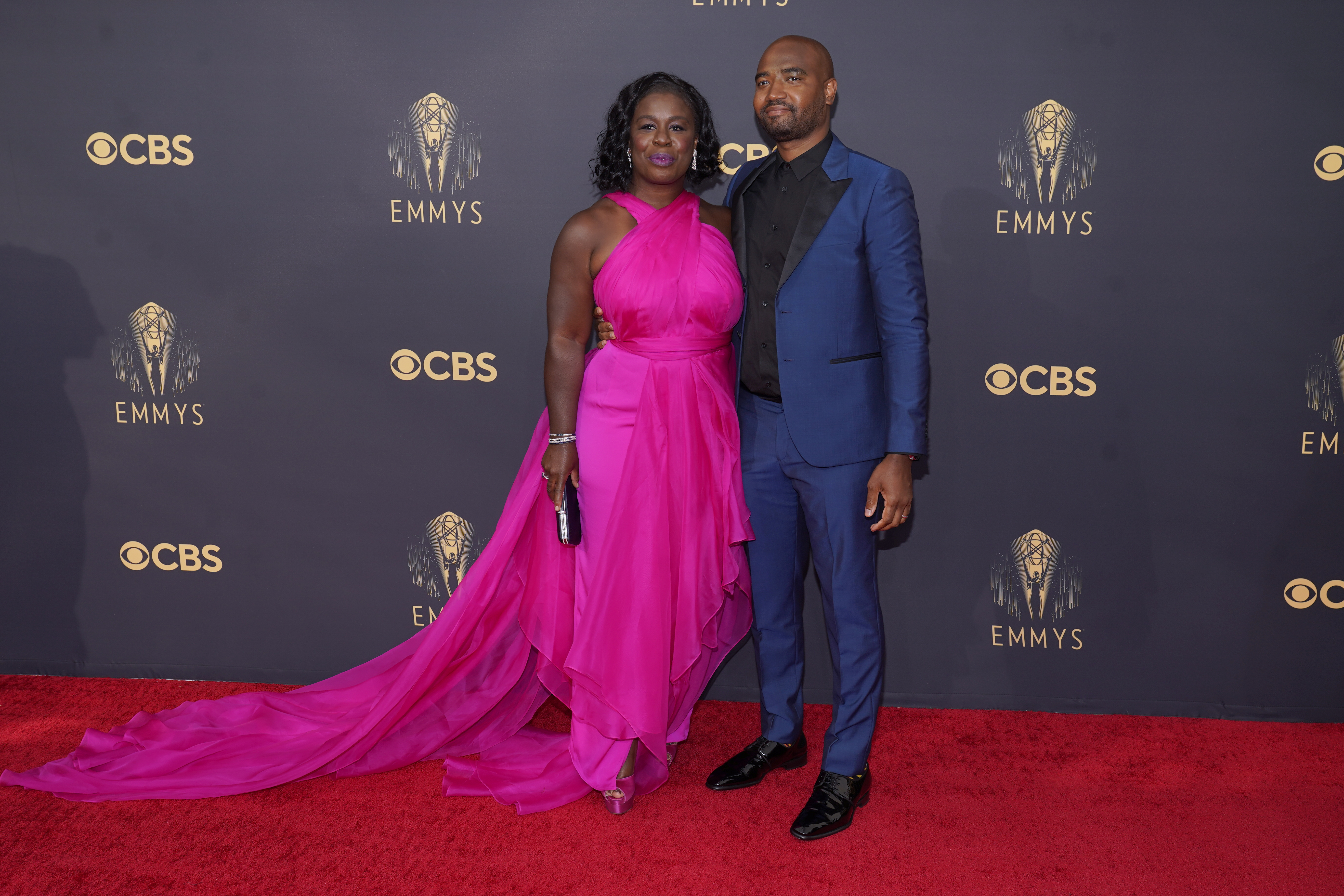 Uzo Aduba (left) and Robert Sweeting.