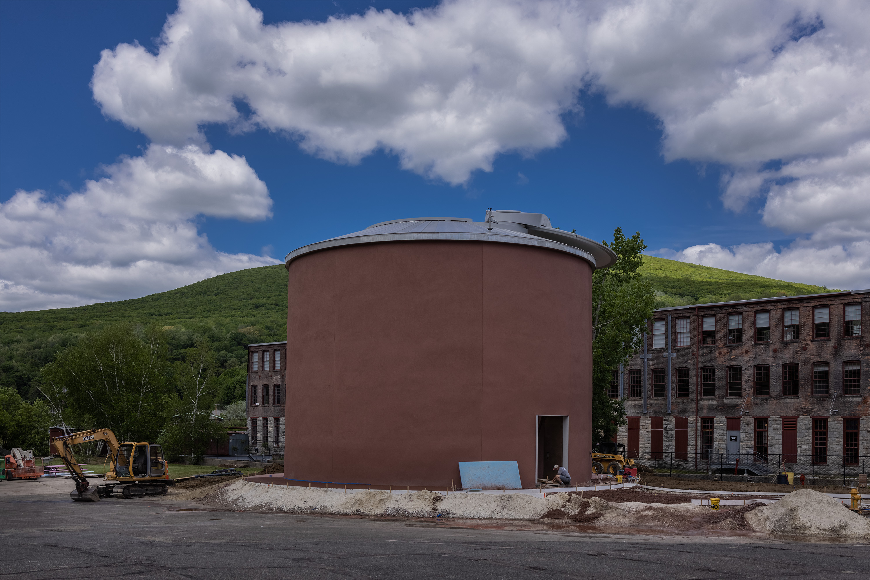 James Turrell's "C.A.V.U." this week at Mass MoCA.