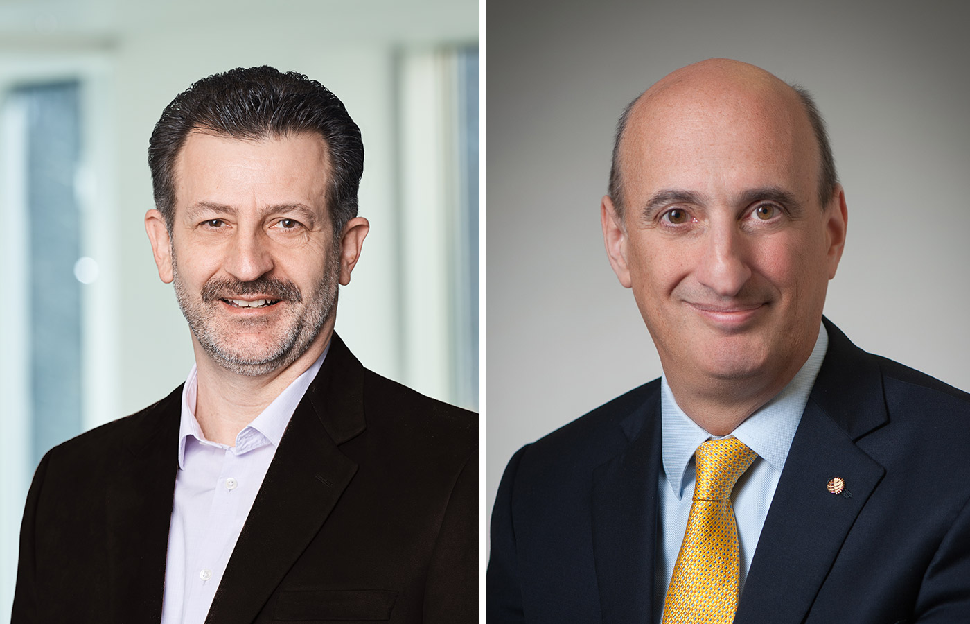 From left: Gus Malezis, president and CEO of Imprivata, and Dan Fishbein, president of Sun Life Financial’s US operations.