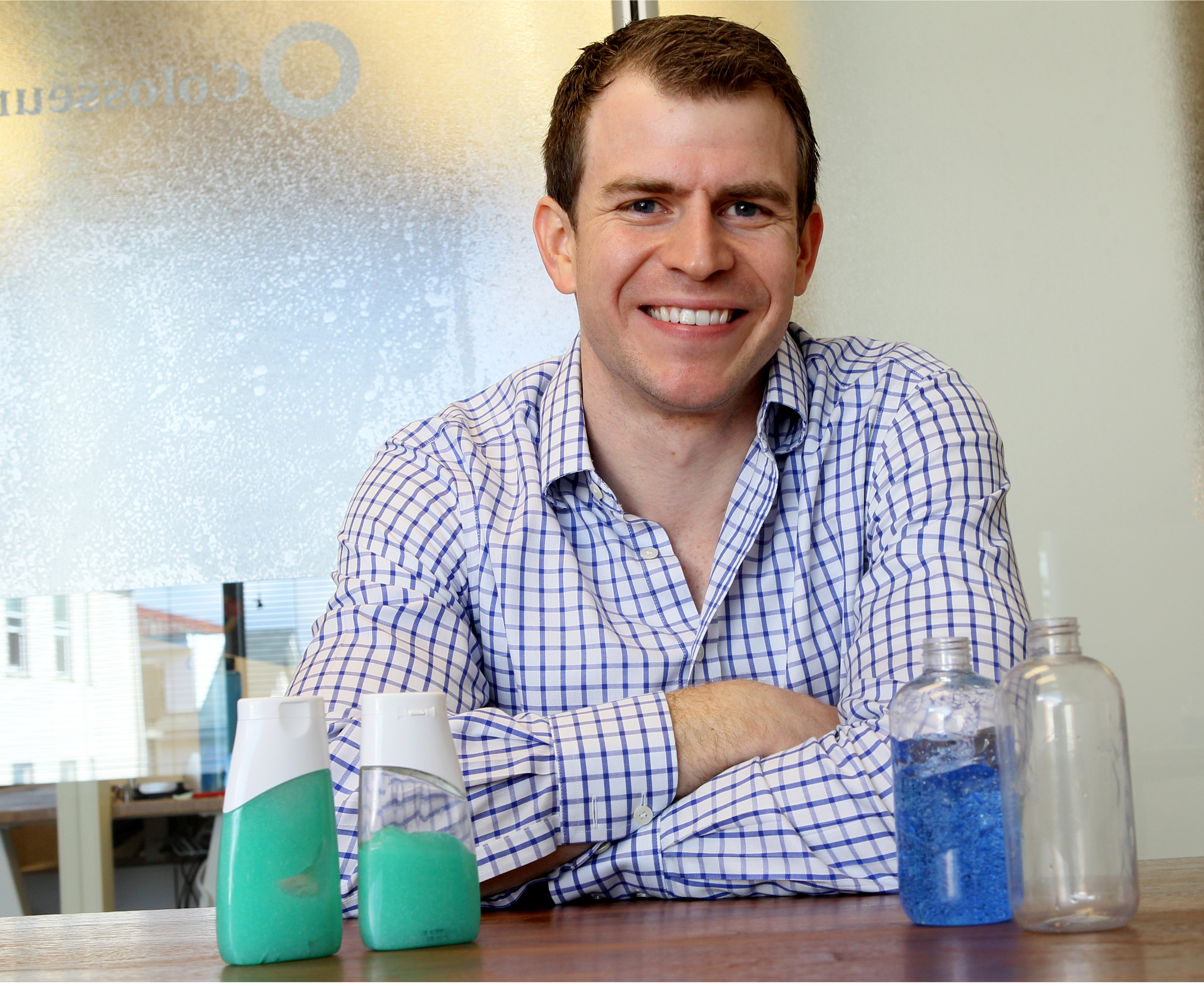 Dave Smith, the inventor and CEO of LiquiGlide.