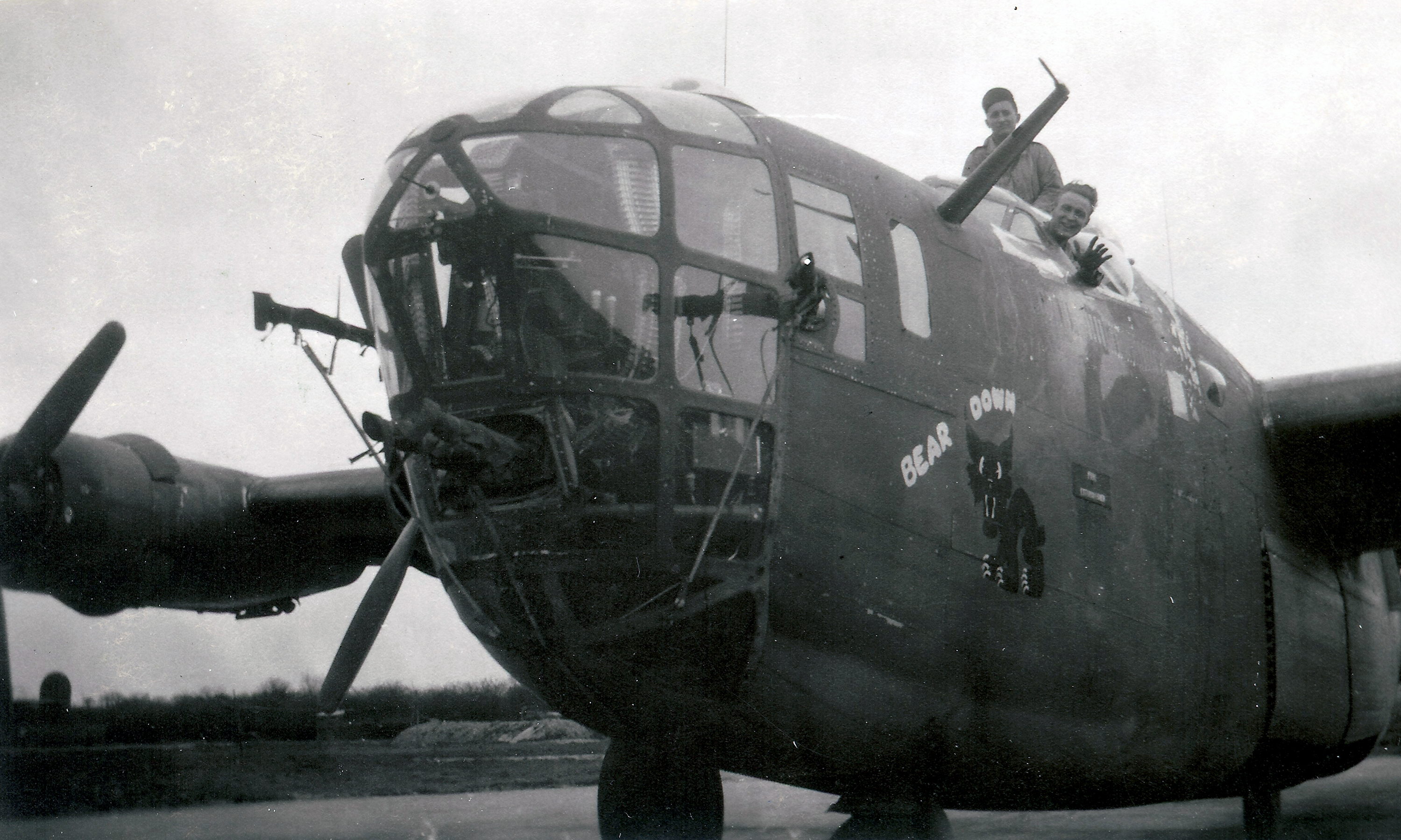 A B-24 bomber, from "Return to Hardwick."