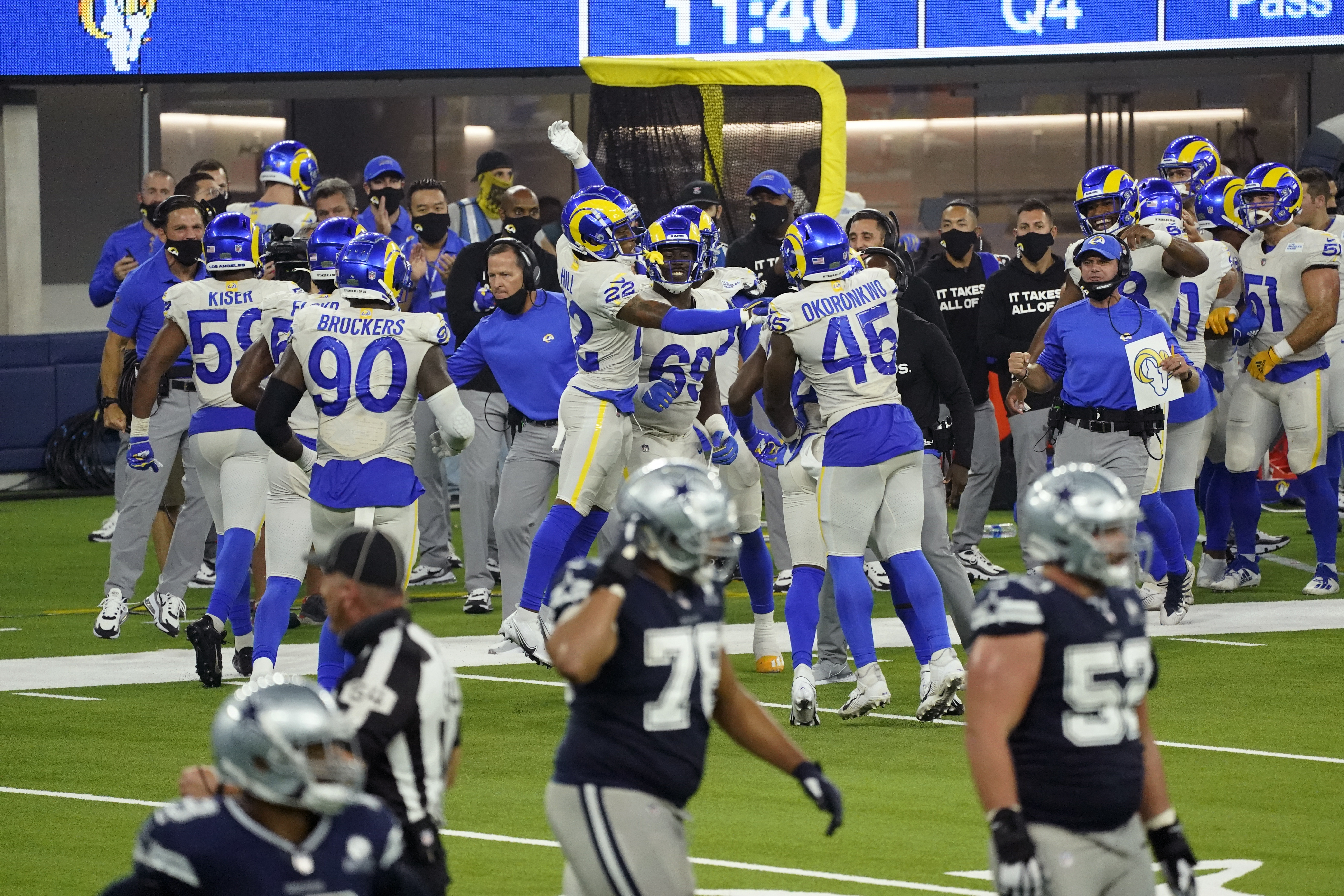 Dallas Cowboys lose Blake Jarwin and Leighton Vander Esch to injuries in  defeat to Los Angeles Rams, NFL News