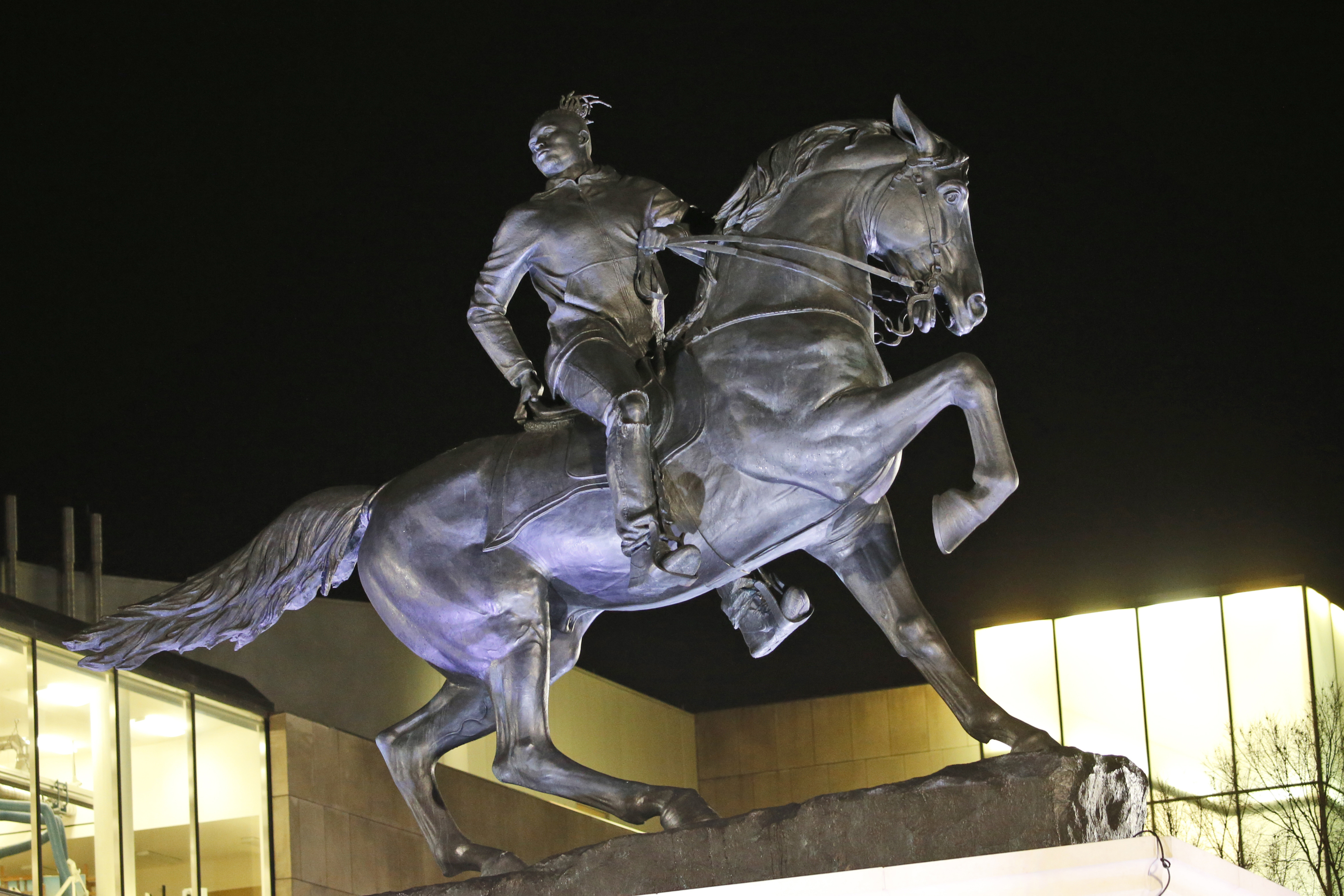 "Rumor's of War" by Kehinde Wiley was installed at the Virginia Museum of Fine Arts last year.