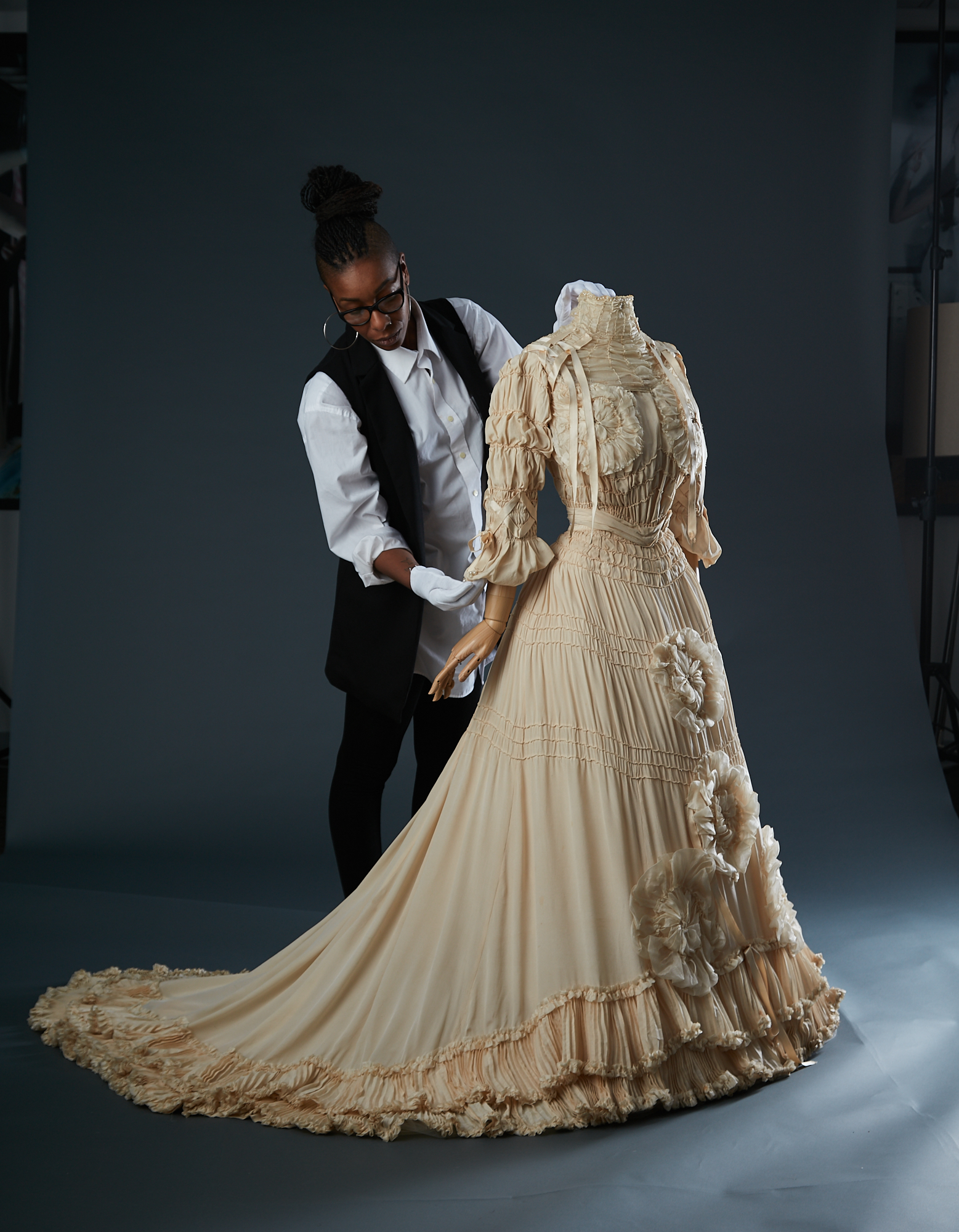 theo tyson at SCAD FASH Museum of Fashion + Film in Georgia.