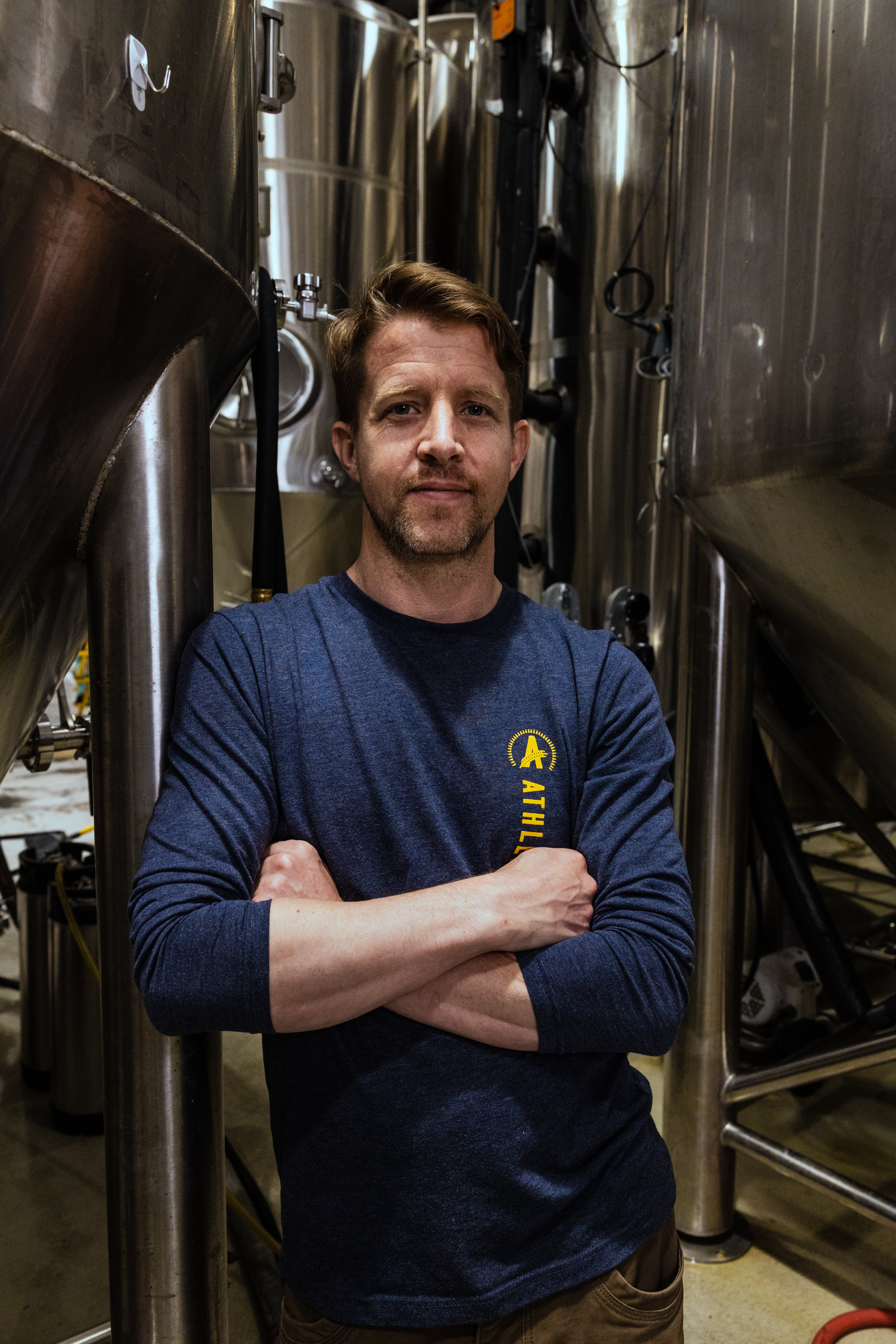 John Walker, Athletic Brewing’s cofounder and head brewer.