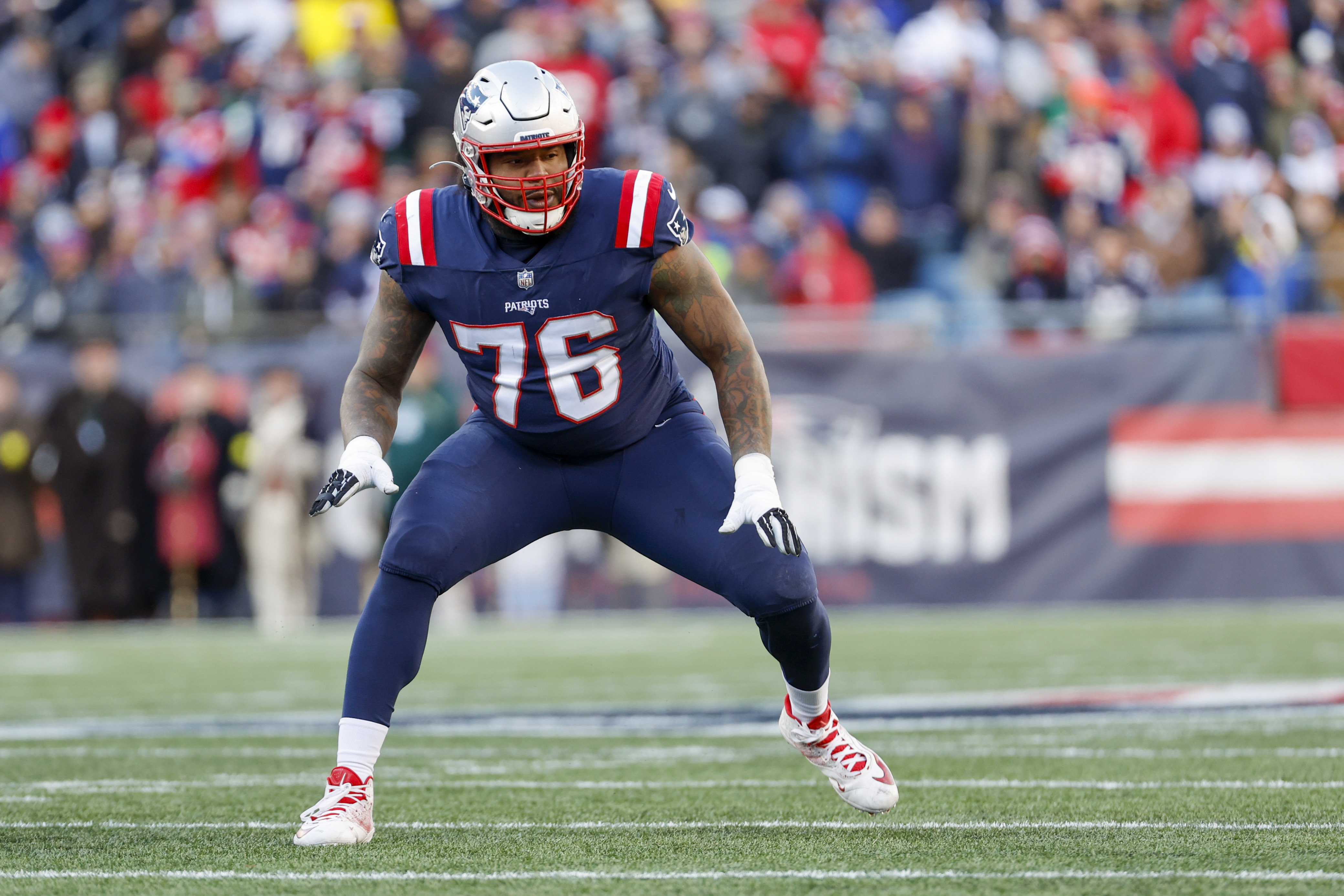 Patriots right tackle Trent Brown exits in first quarter and does not  return - The Boston Globe