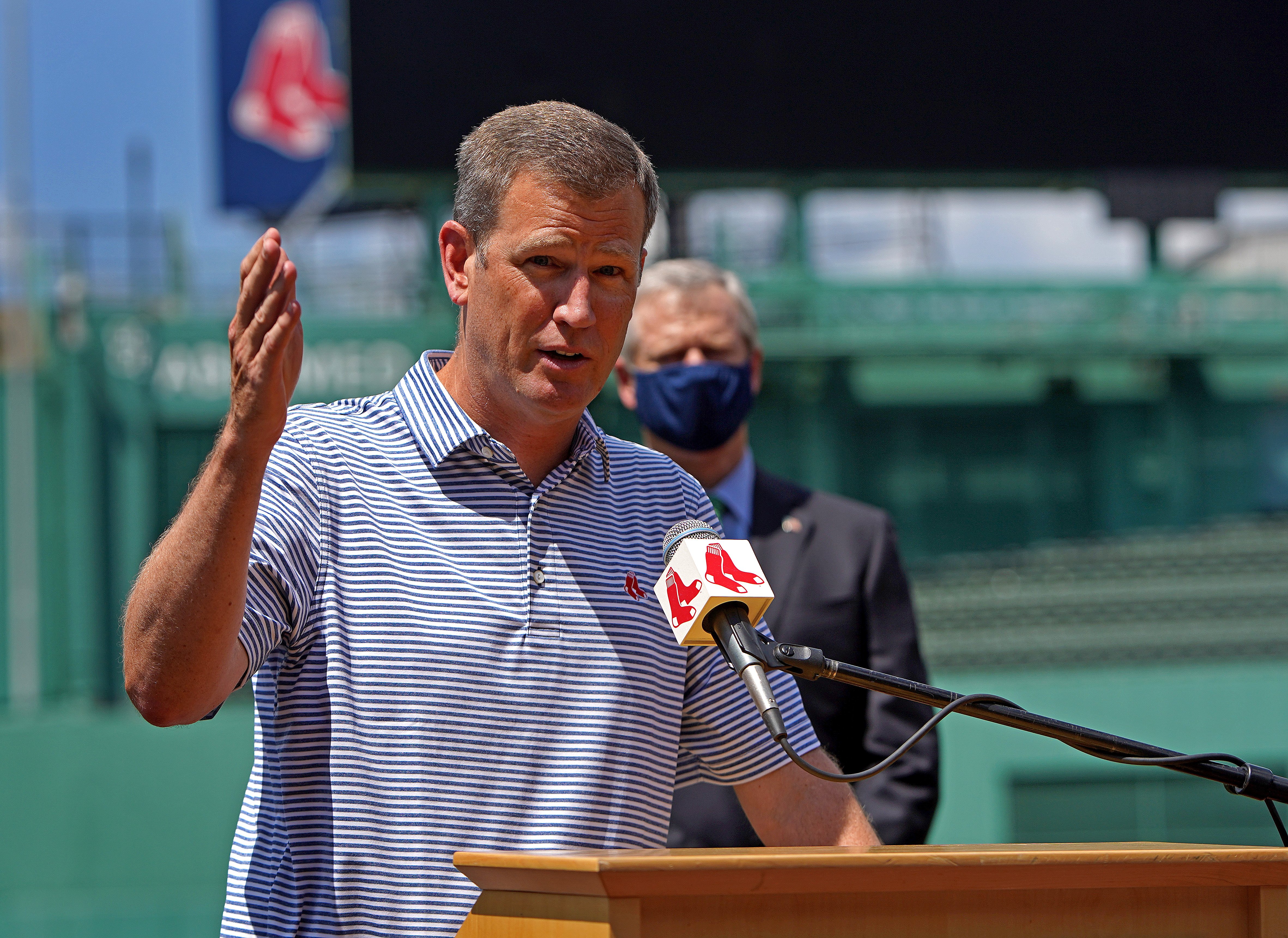 Team president Sam Kennedy has been part of the front office for all four World Series titles this century.