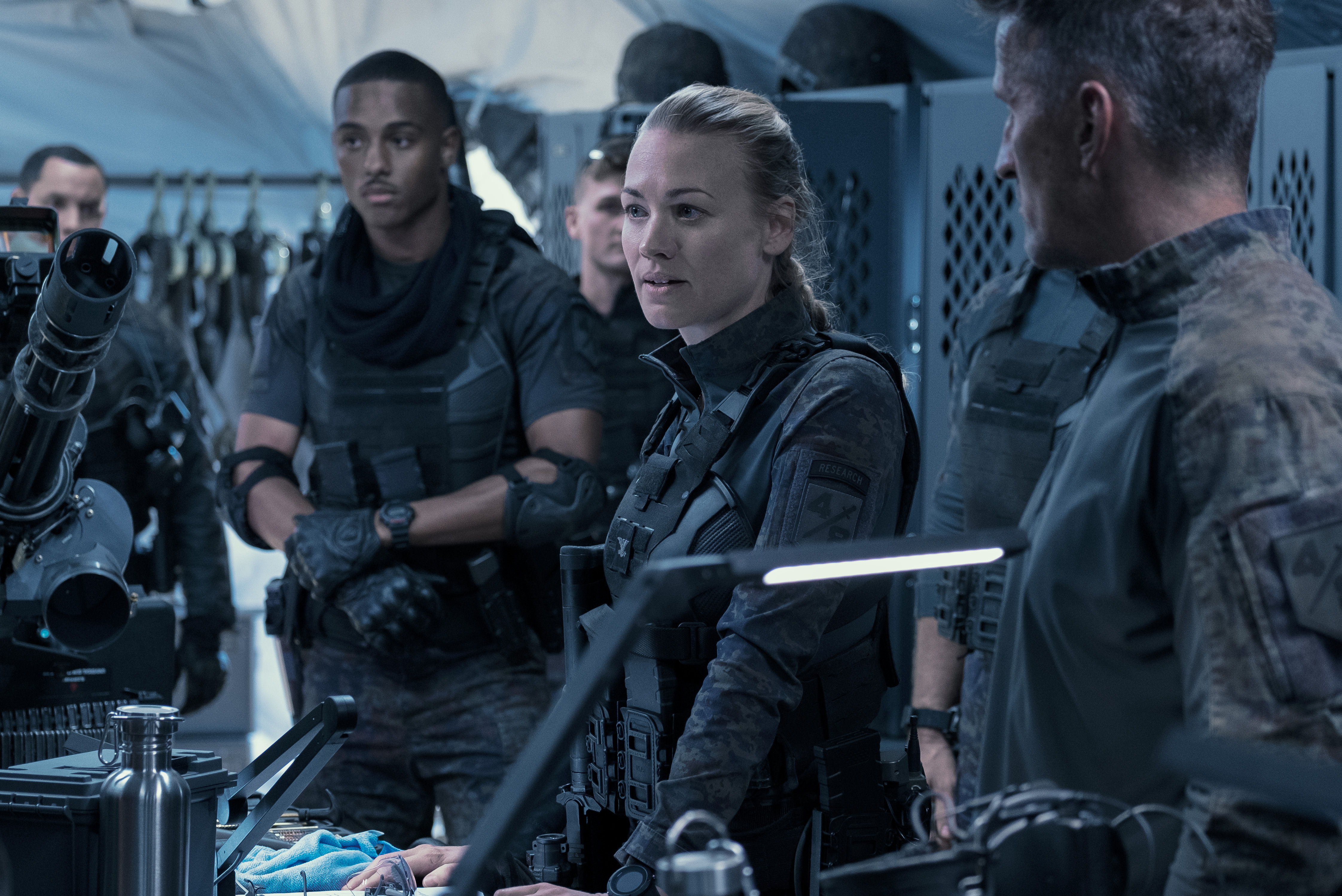 Yvonne Strahovski in "The Tomorrow War."