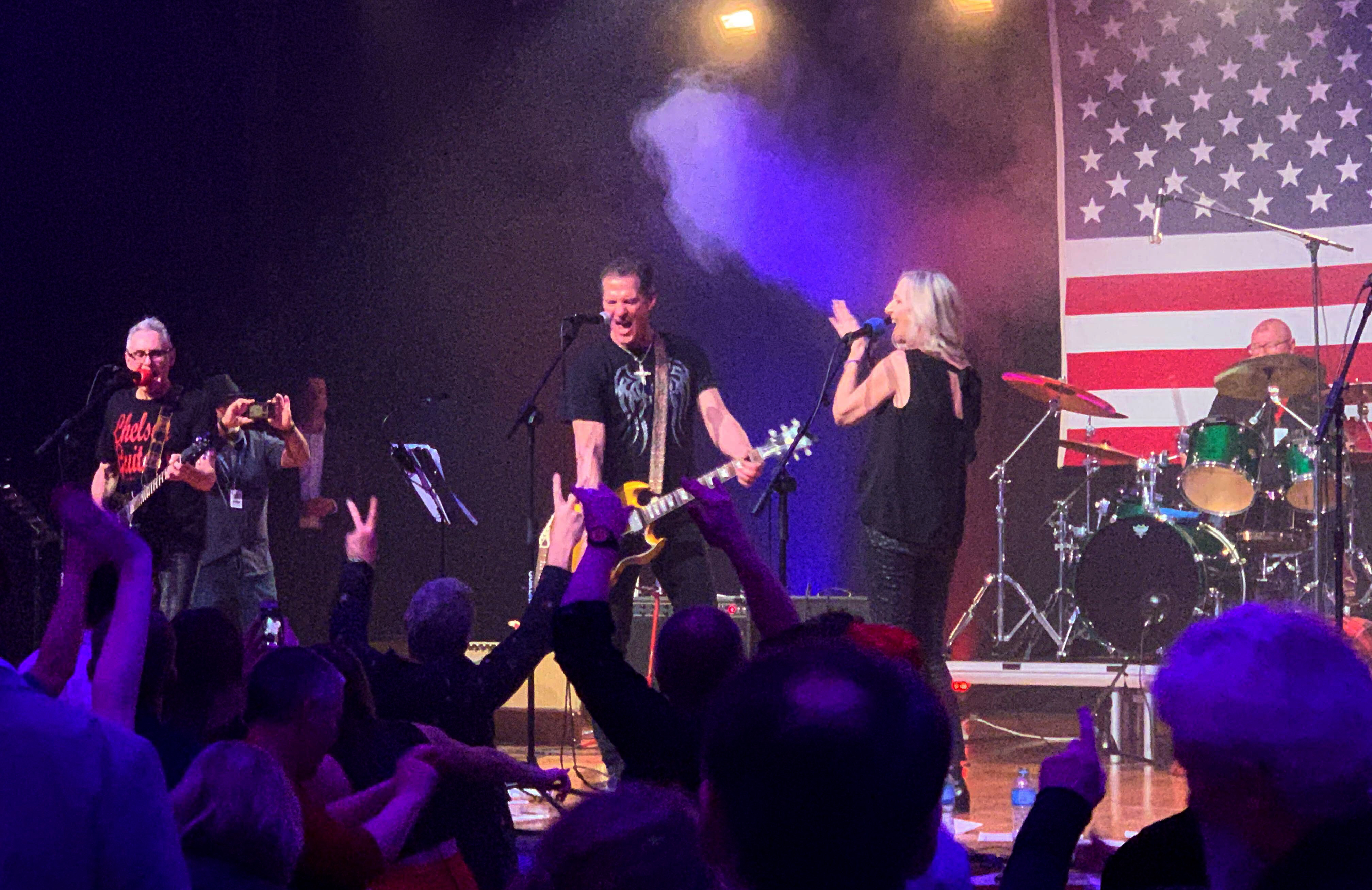 Ambassador Scott Brown, who took up guitar after his time in the US Senate, says he played several songs at the Independence Day event.