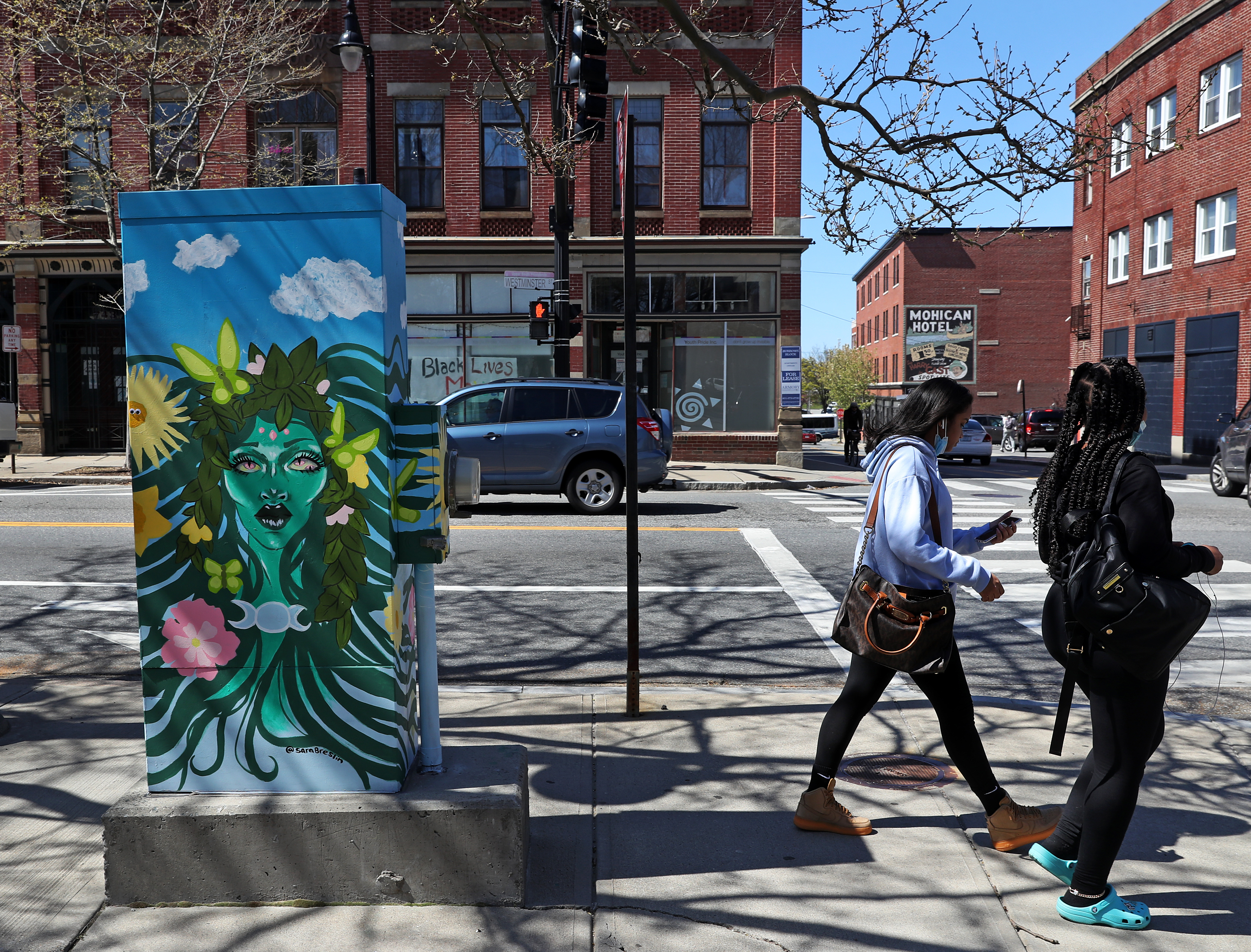 Sara Breslin's piece is an expression of the Pagan holiday Ostra, which celebrates the Spring Equinox.
