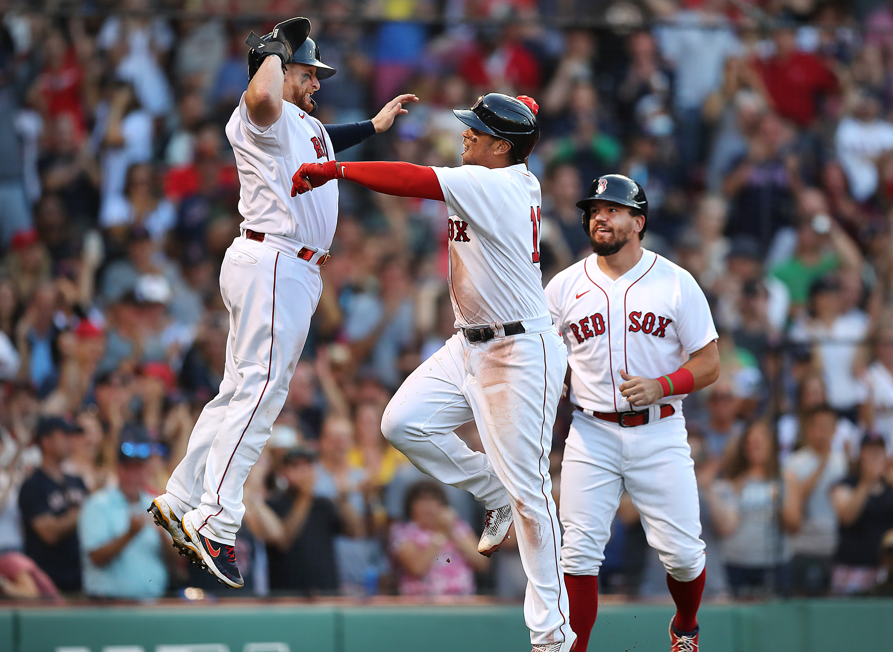 Red Sox outfielder Alex Verdugo is armed with a rediscovered strength this  year - The Boston Globe