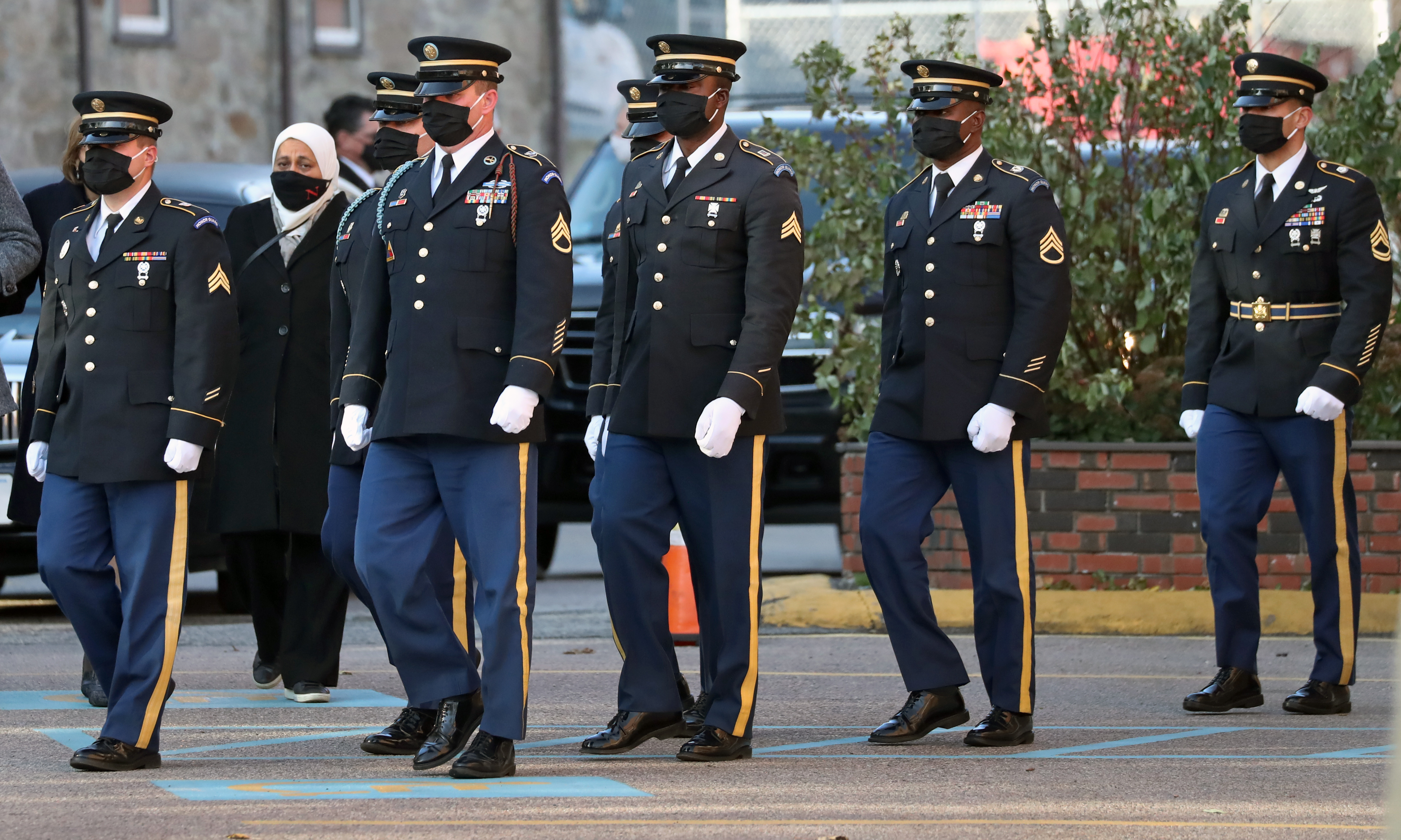 A funeral service was held Thursday morning at the Islamic Society of Boston Cultural Center mosque in Roxbury.