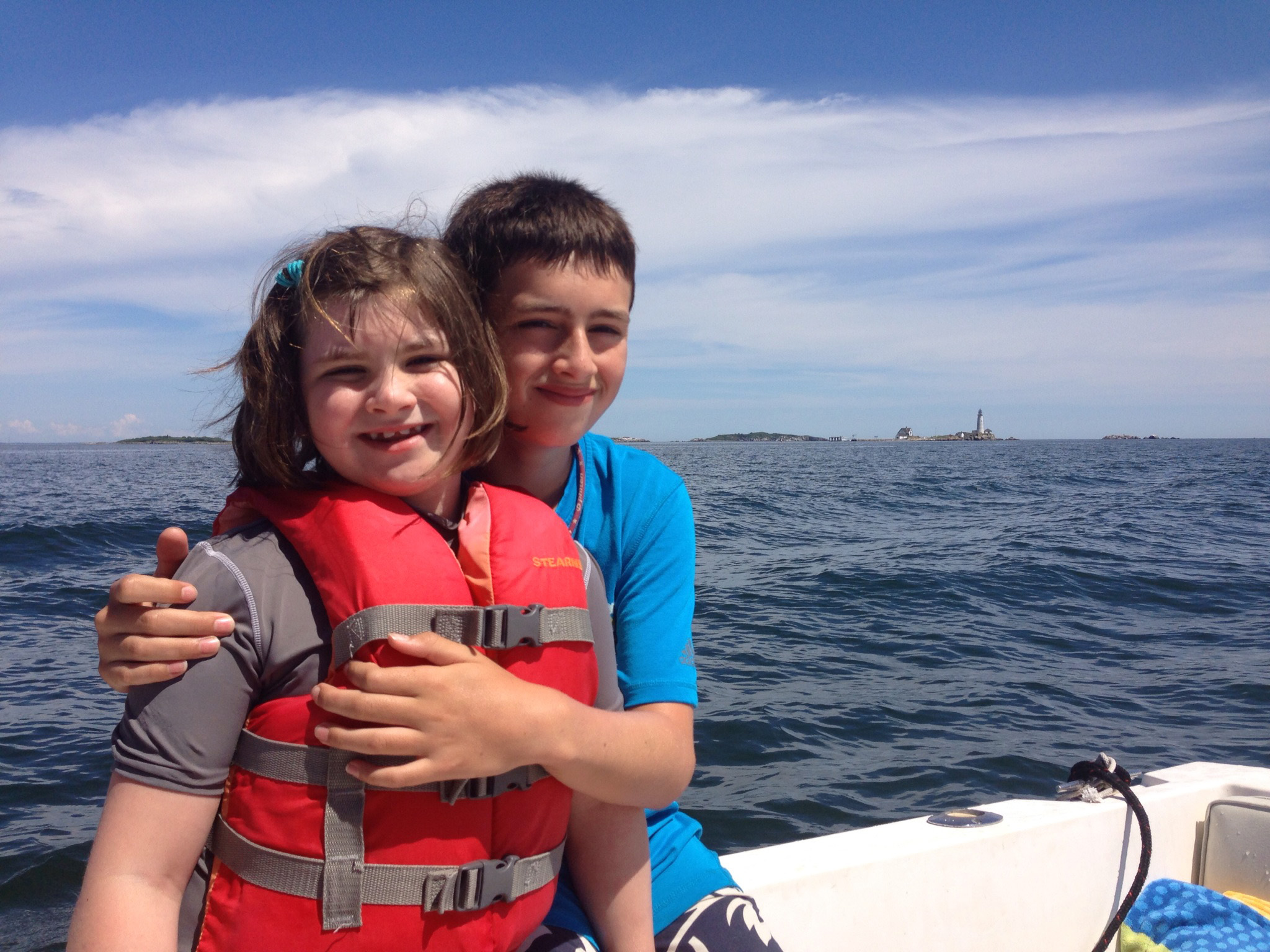 RESUMING LIFE AT HOME: Inspired by the boats they saw from Spaulding Rehabilitation Hospital, the family took up sailing.
