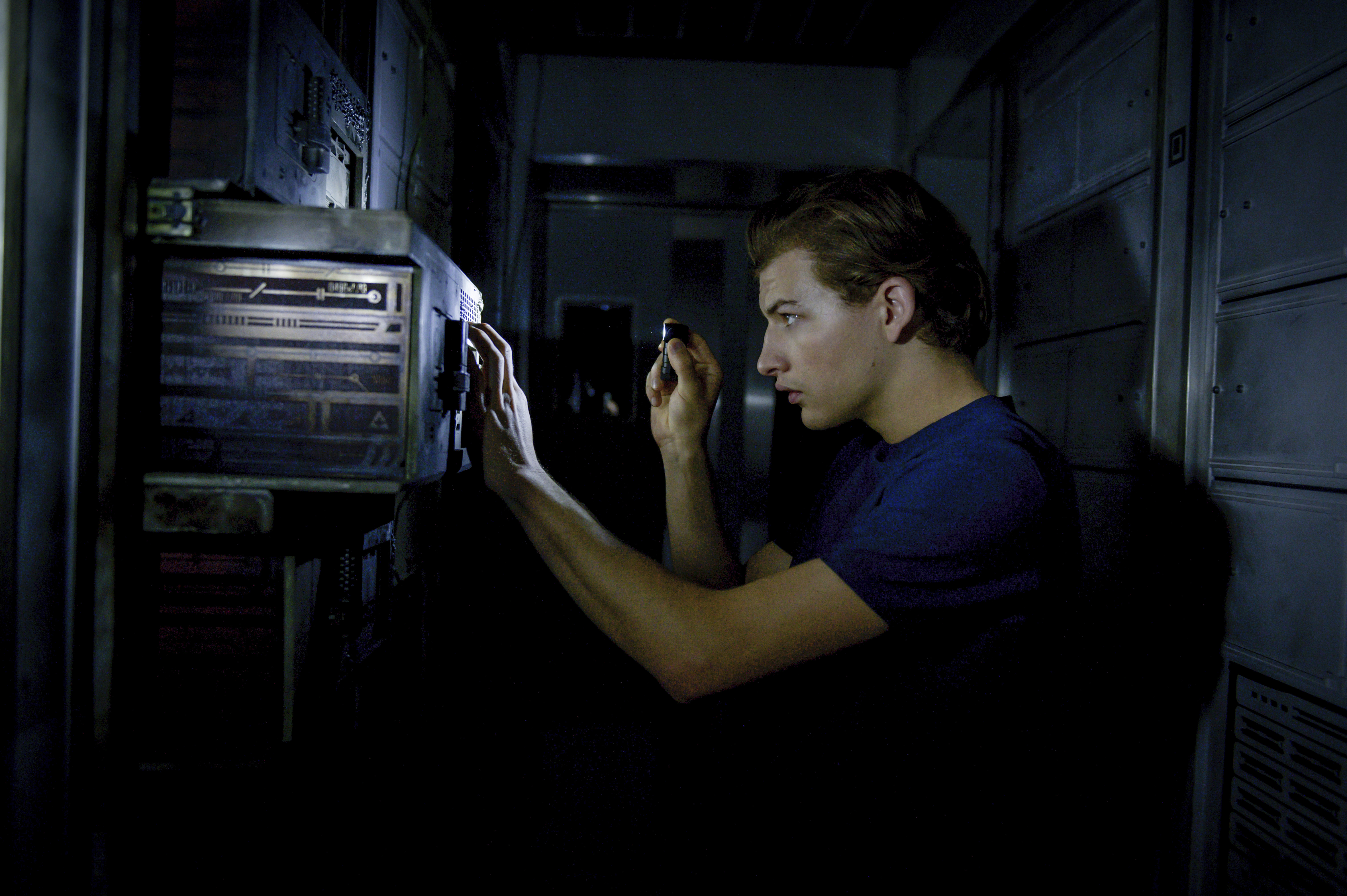 Tye Sheridan in "Voyagers."