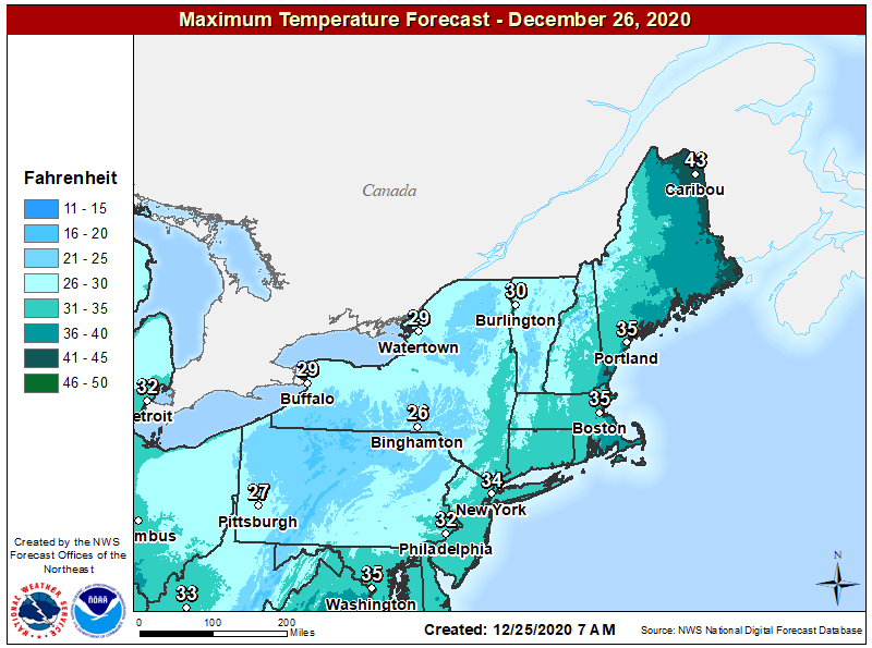 Temperatures will be much colder Saturday.