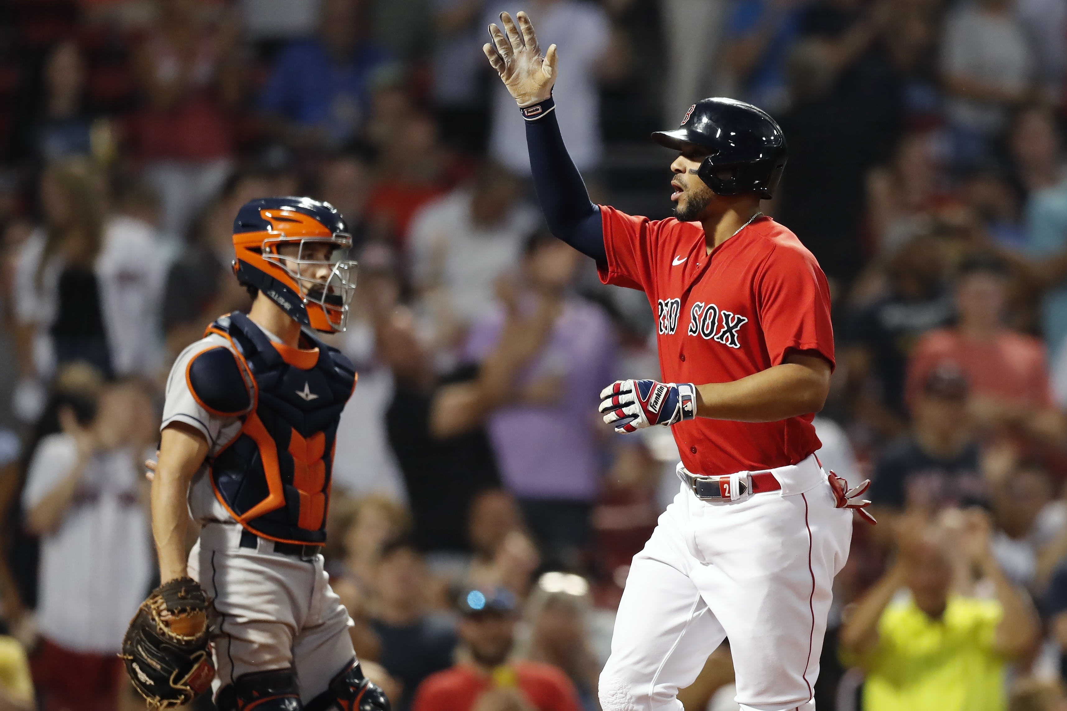 Xander Bogaerts hit his 11th homer of the season in the fourth inning Wednesday night.