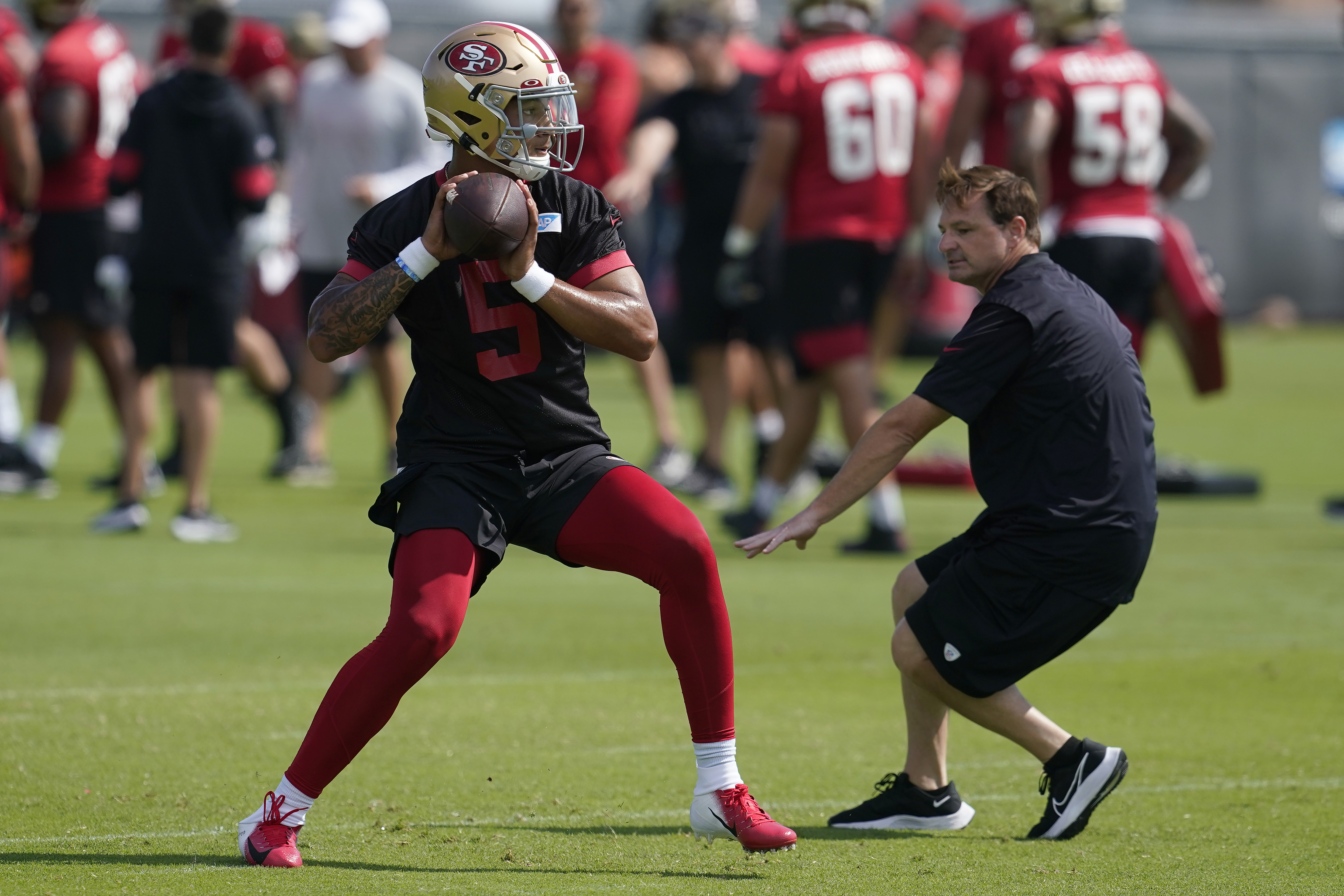 San Francisco's Trey Lance is one of several rookie quarterbacks with somewhat limited college experience.
