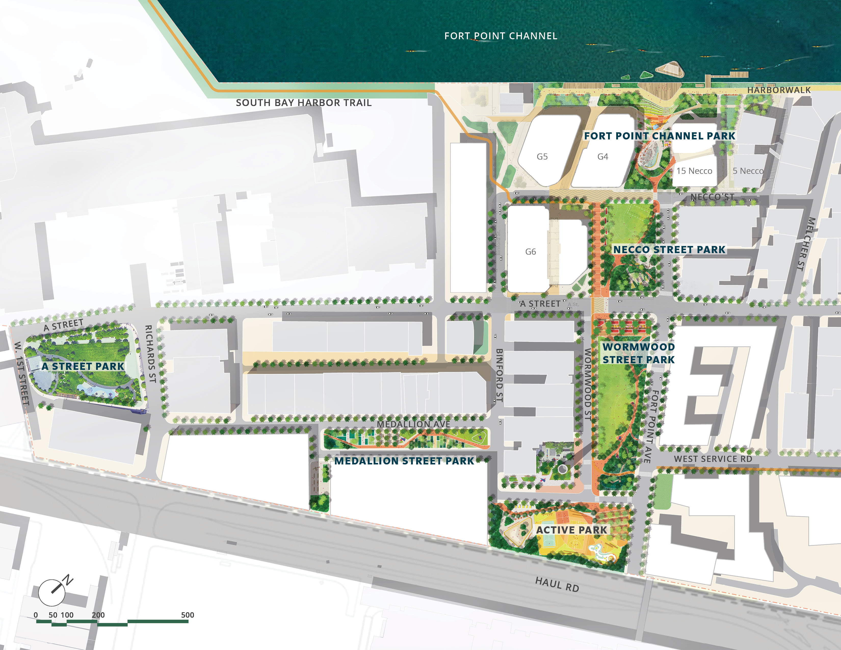 The Boston Planning & Development Agency is updating its open space plan for Fort Point Channel neighborhood.
