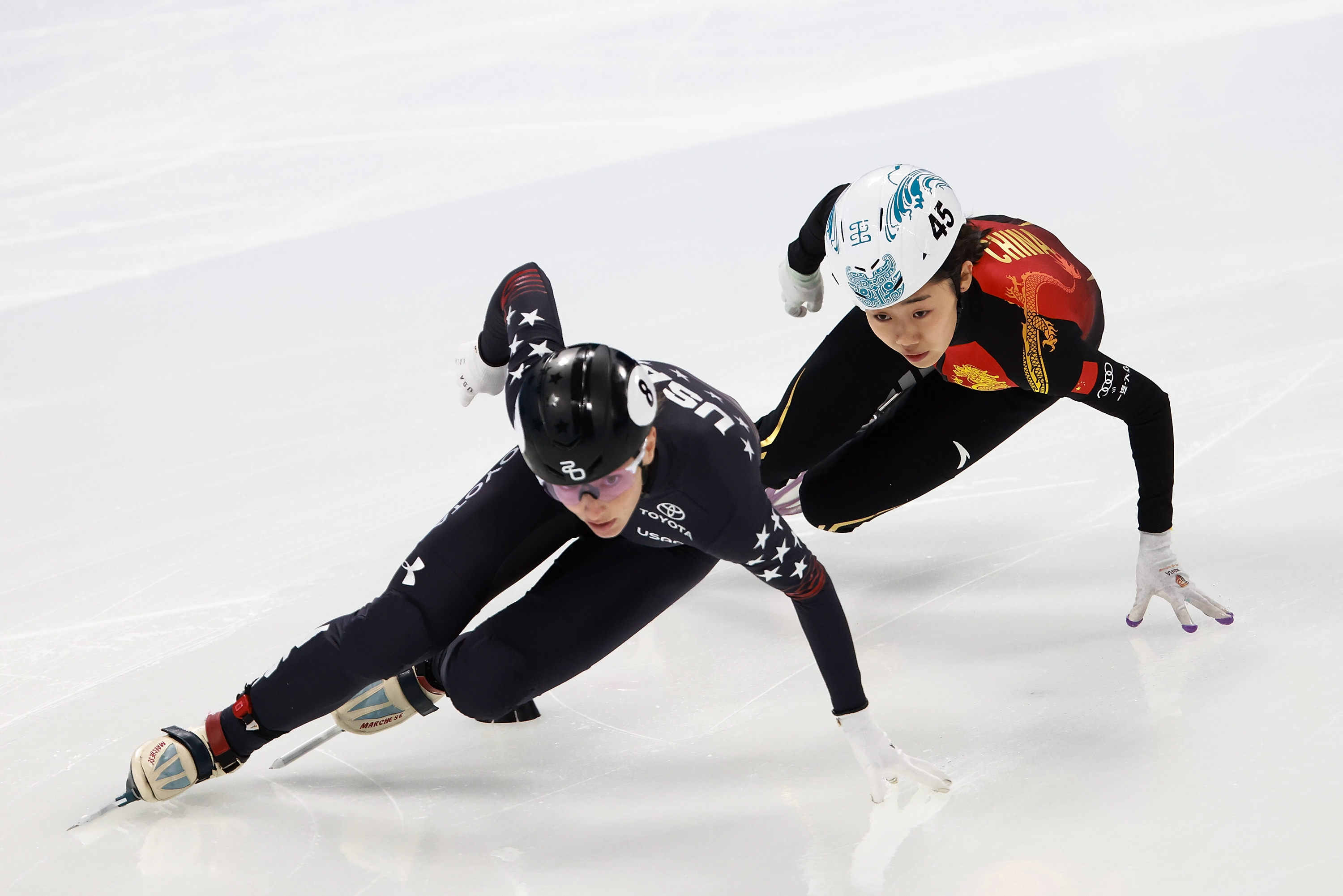 Kristen Santos (left) could be a medal threat for the United States.