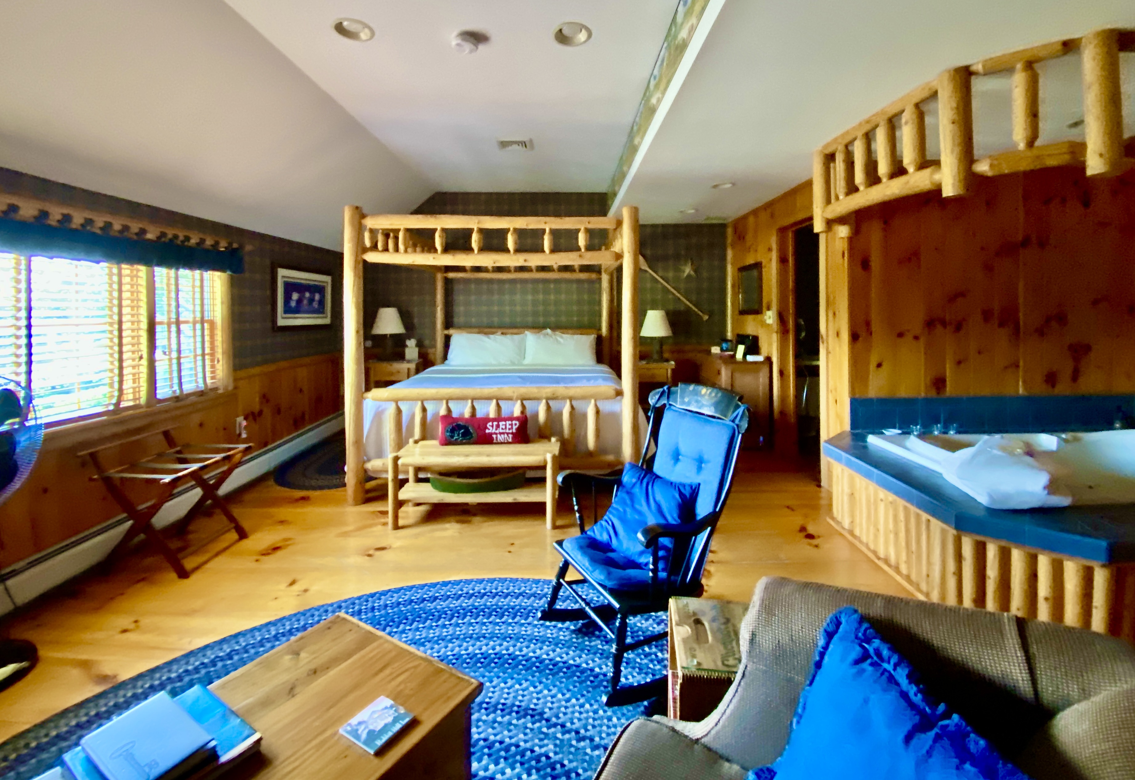 The Cedar Glen room at the Rabbit Hill Inn.