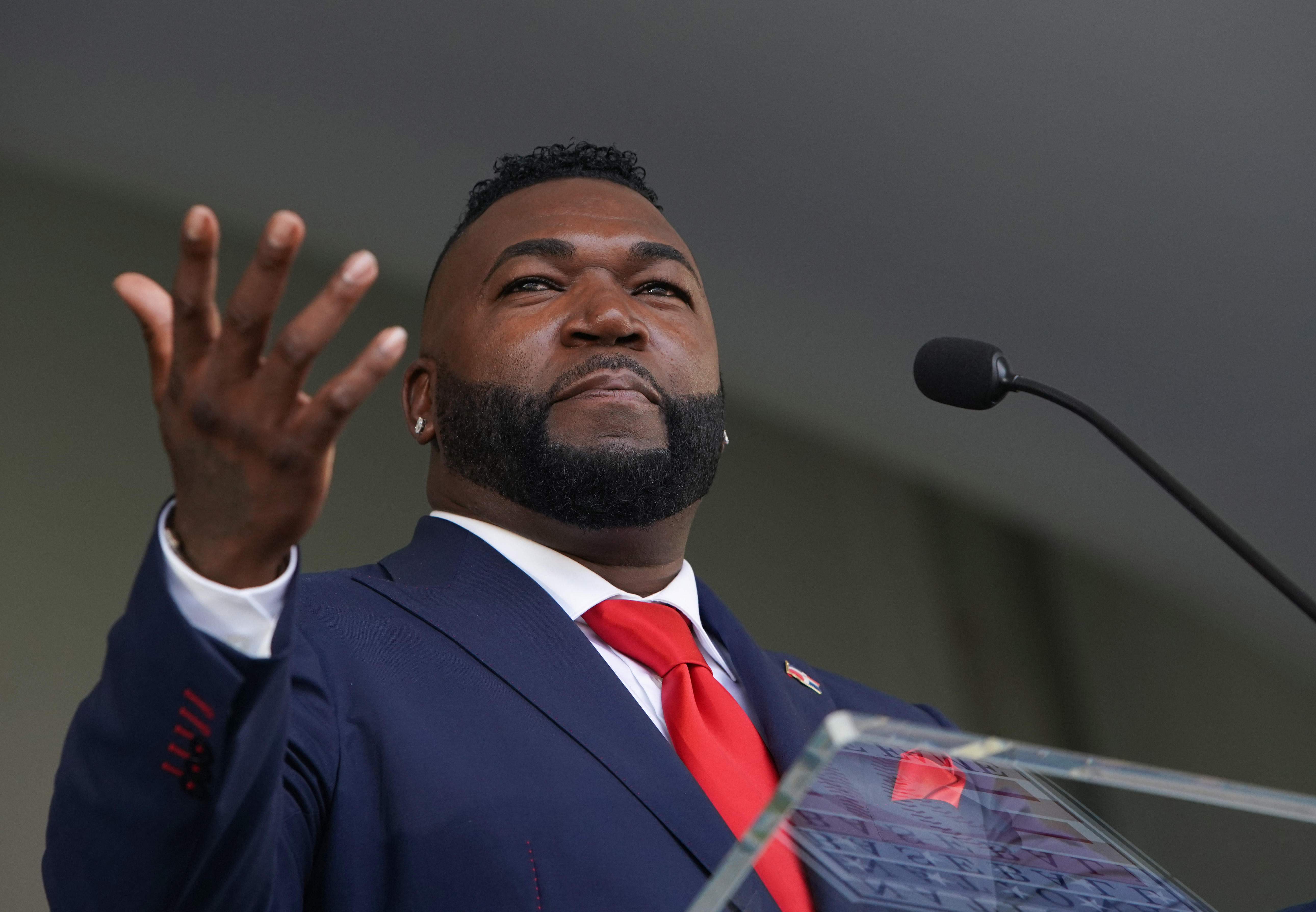 In a heartfelt Hall of Fame induction speech, Red Sox great David Ortiz  touched 'em all - The Boston Globe